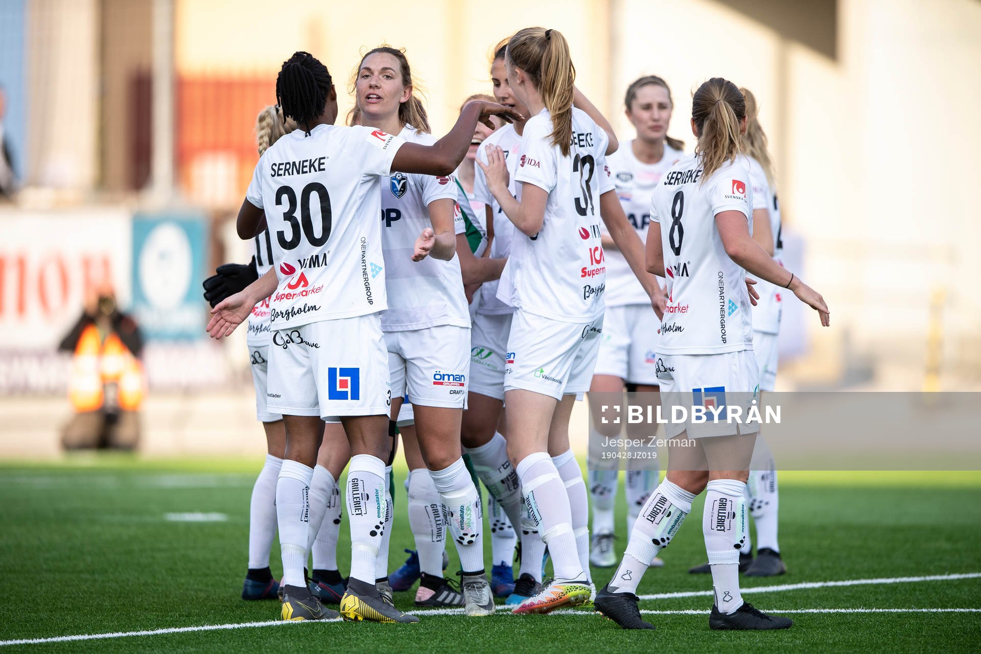 under fotbollsmatchen i Damallsvenskan mellan Eskilstuna