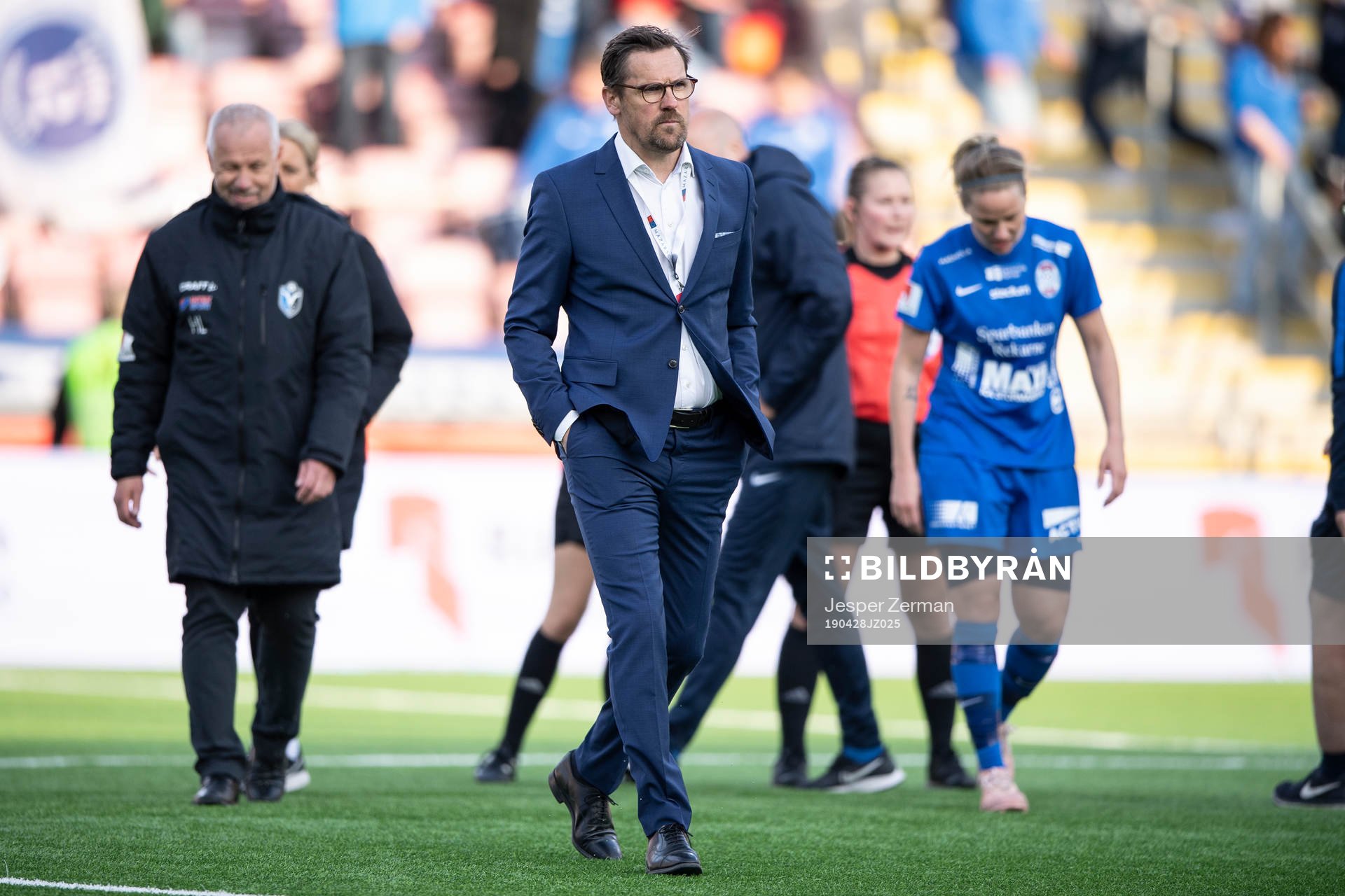 Eskilstunas tränare Magnus Karlsson deppar