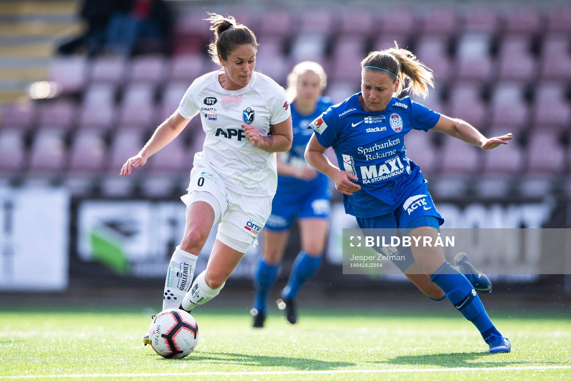Växjös Sandra Lindkvist och Eskilstunas Julia Tunturi