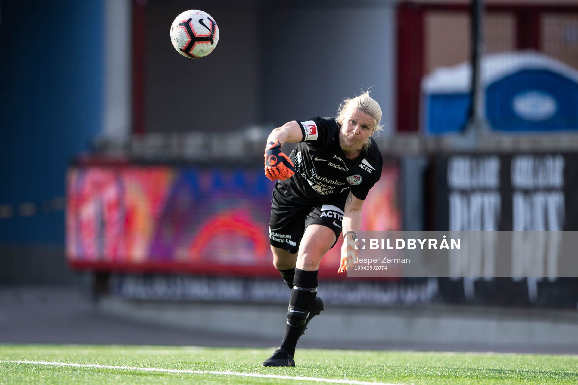 Eskilstunas målvakt Emelie Lundberg