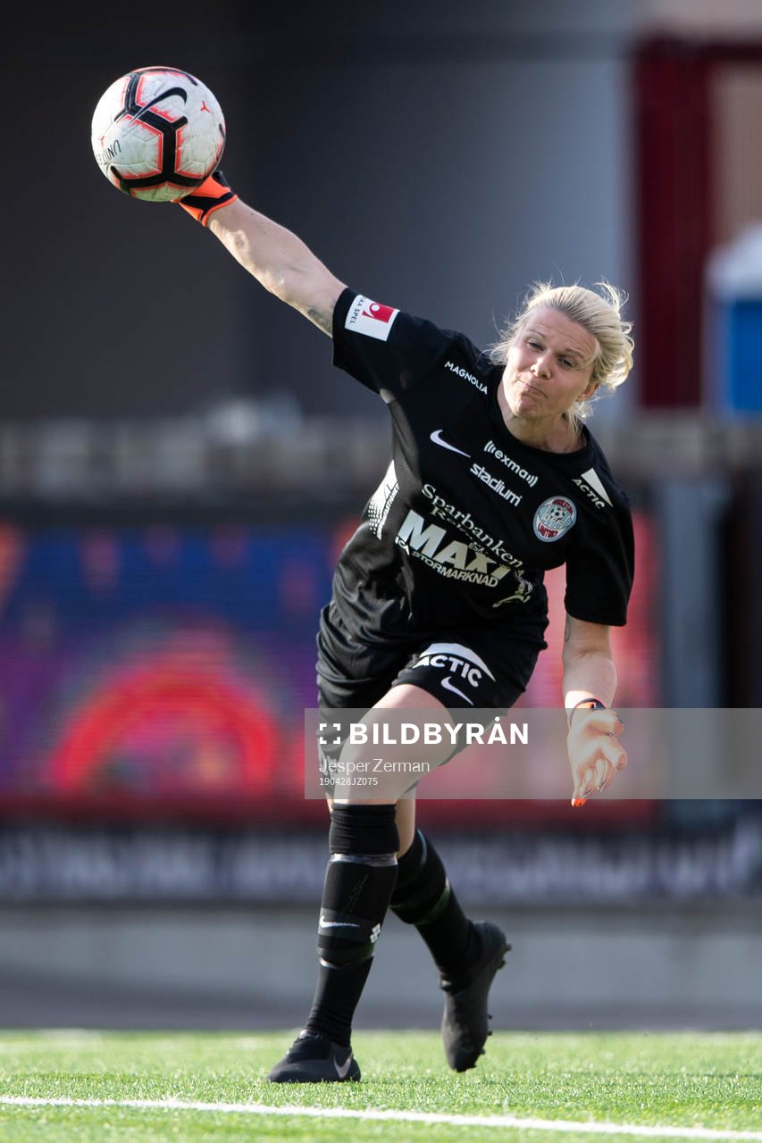 Eskilstunas målvakt Emelie Lundberg