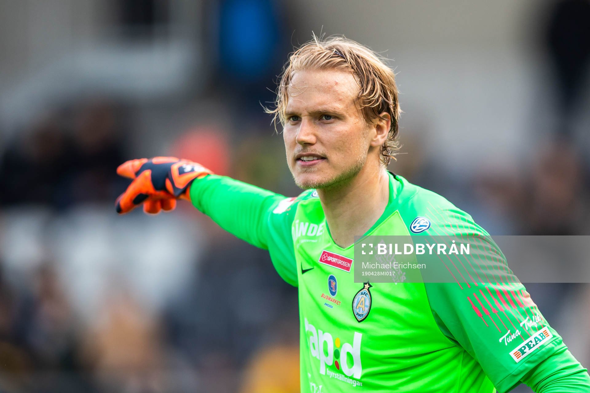 AFC Eskilstunas målvakt Ole Söderberg