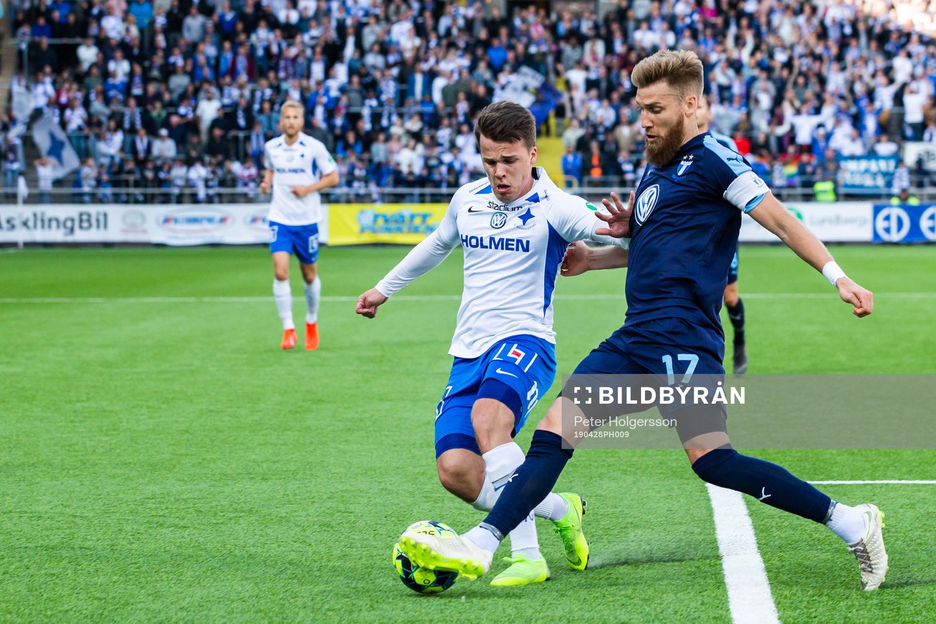 IFK Norrköpings Simon Skrabb och Malmö FFs Rasmus