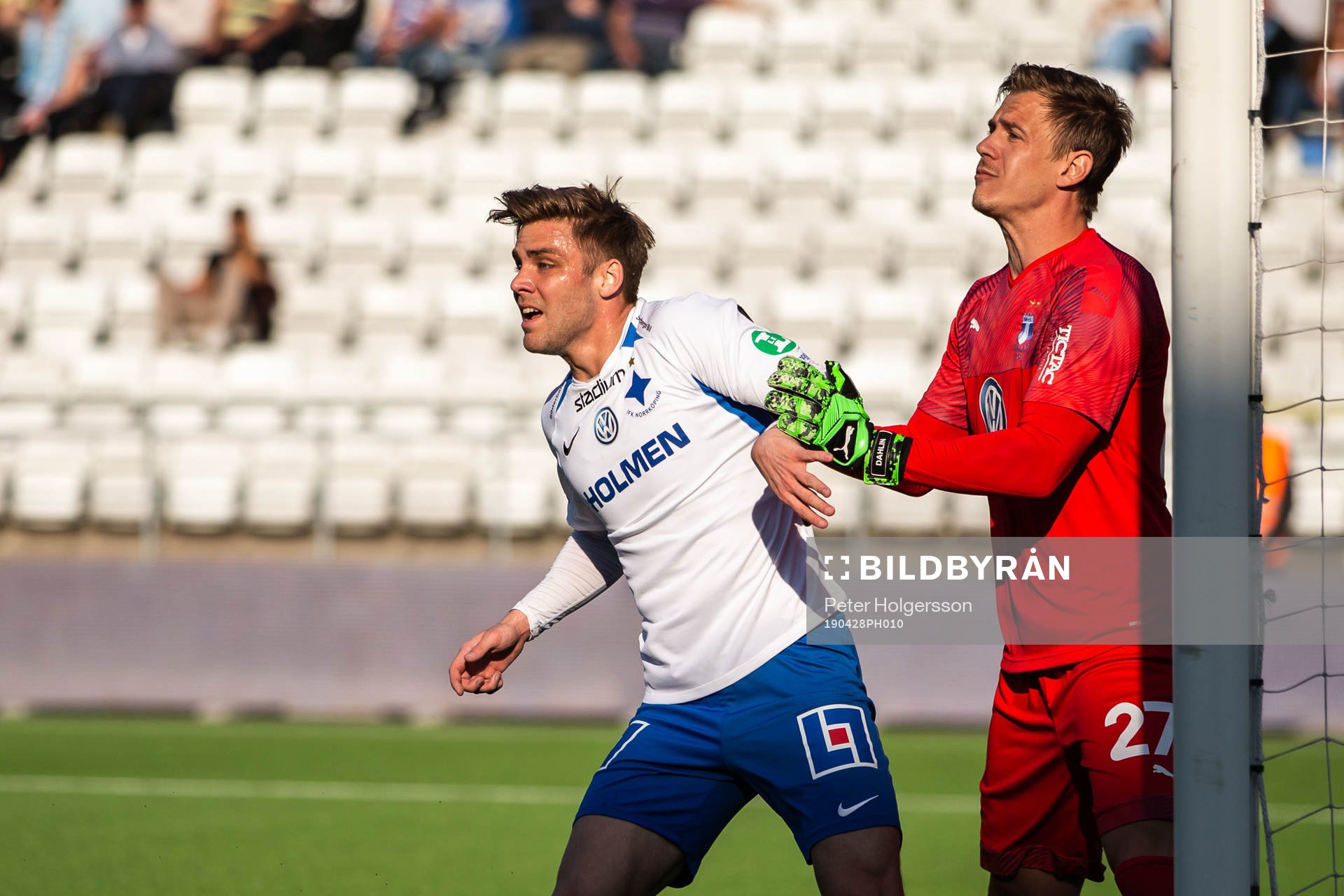 IFK Norrköpings Christoffer Nyman och Malmö FFs Johan