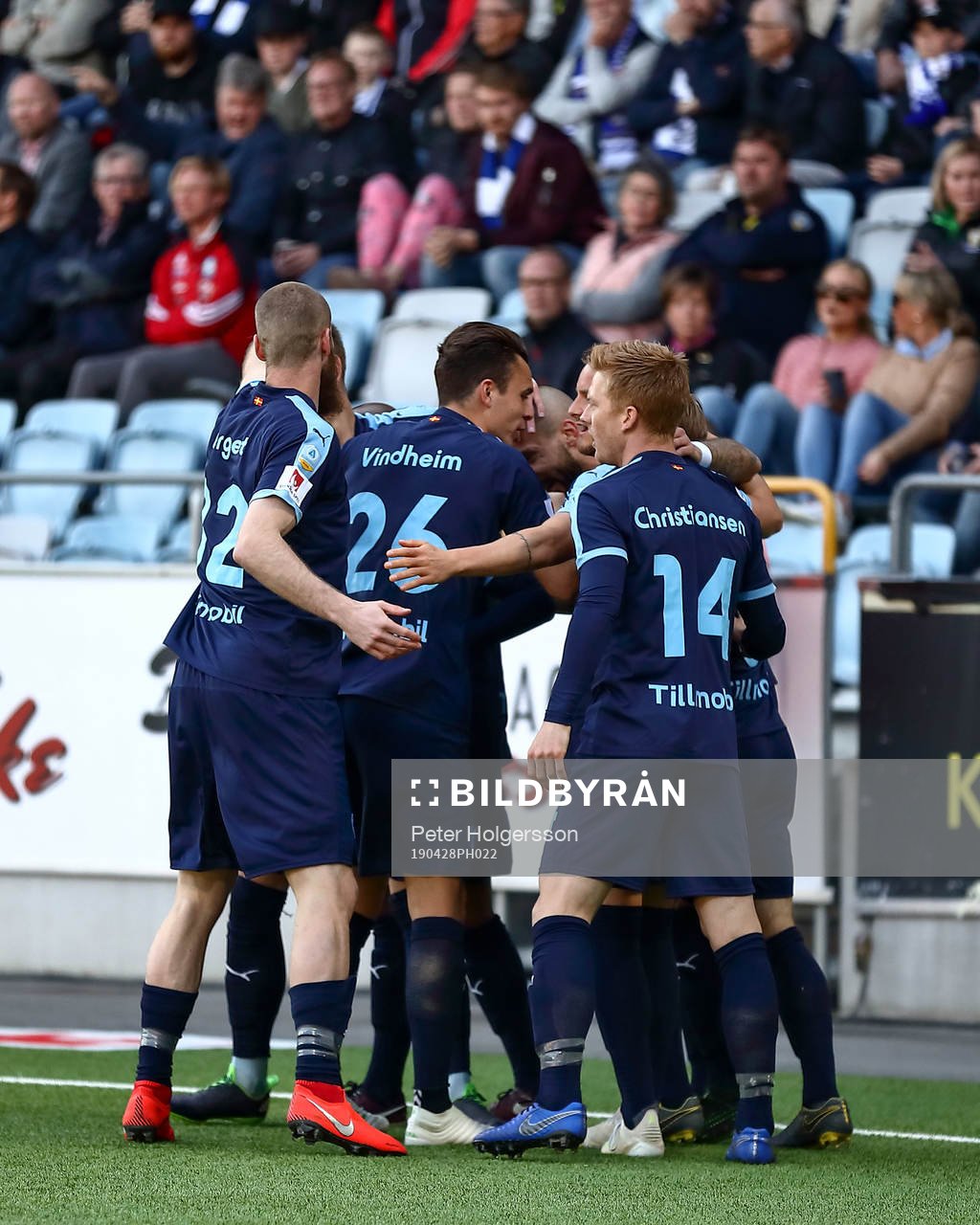 Malmö FFs spelare jublar