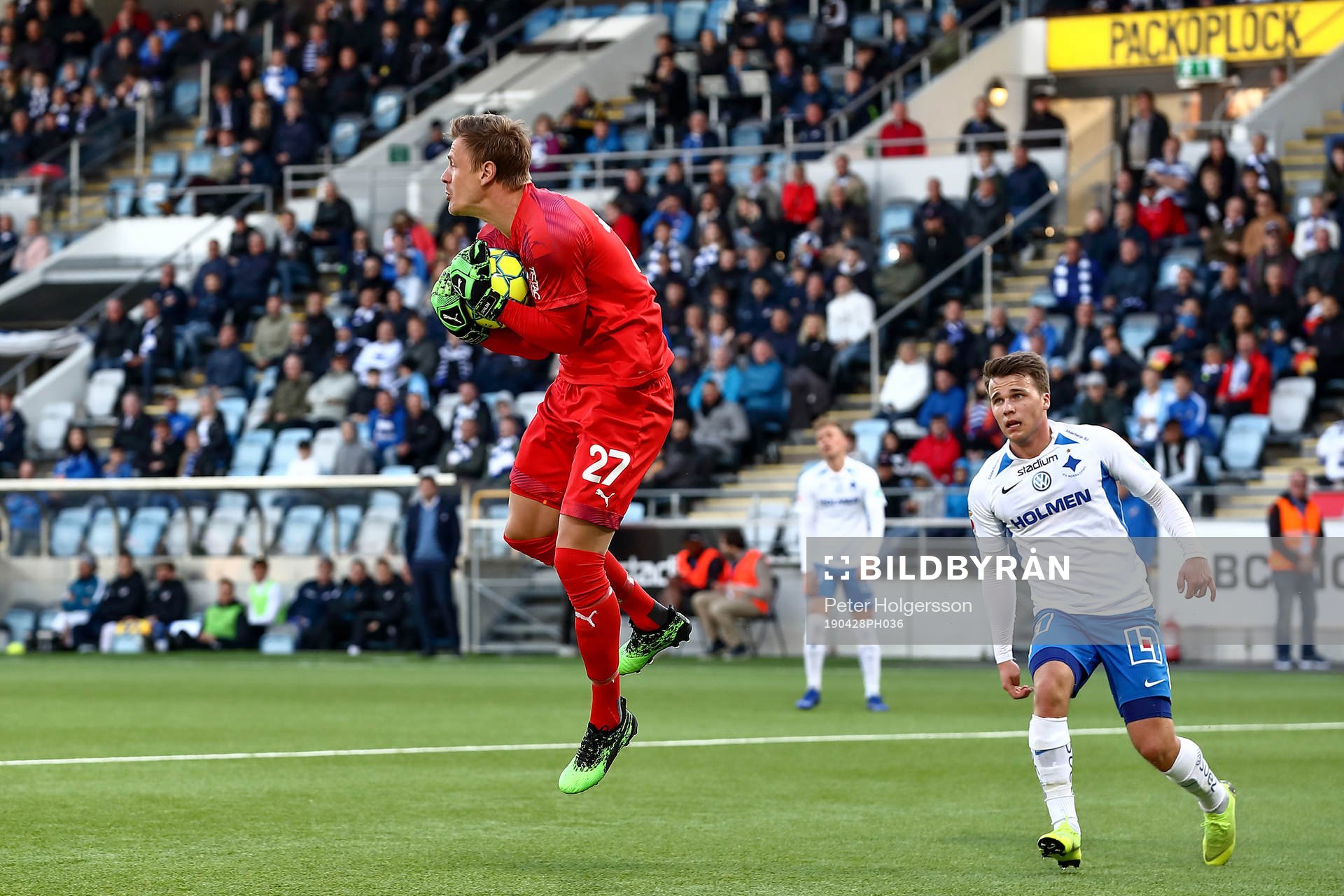 Malmö FFs målvakt Johan Dahlin och IFK Norrköpings Simon