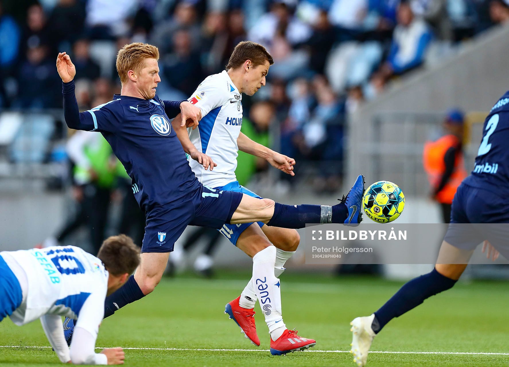 Malmö FFs Anders Christiansen och IFK Norrköpings Simon