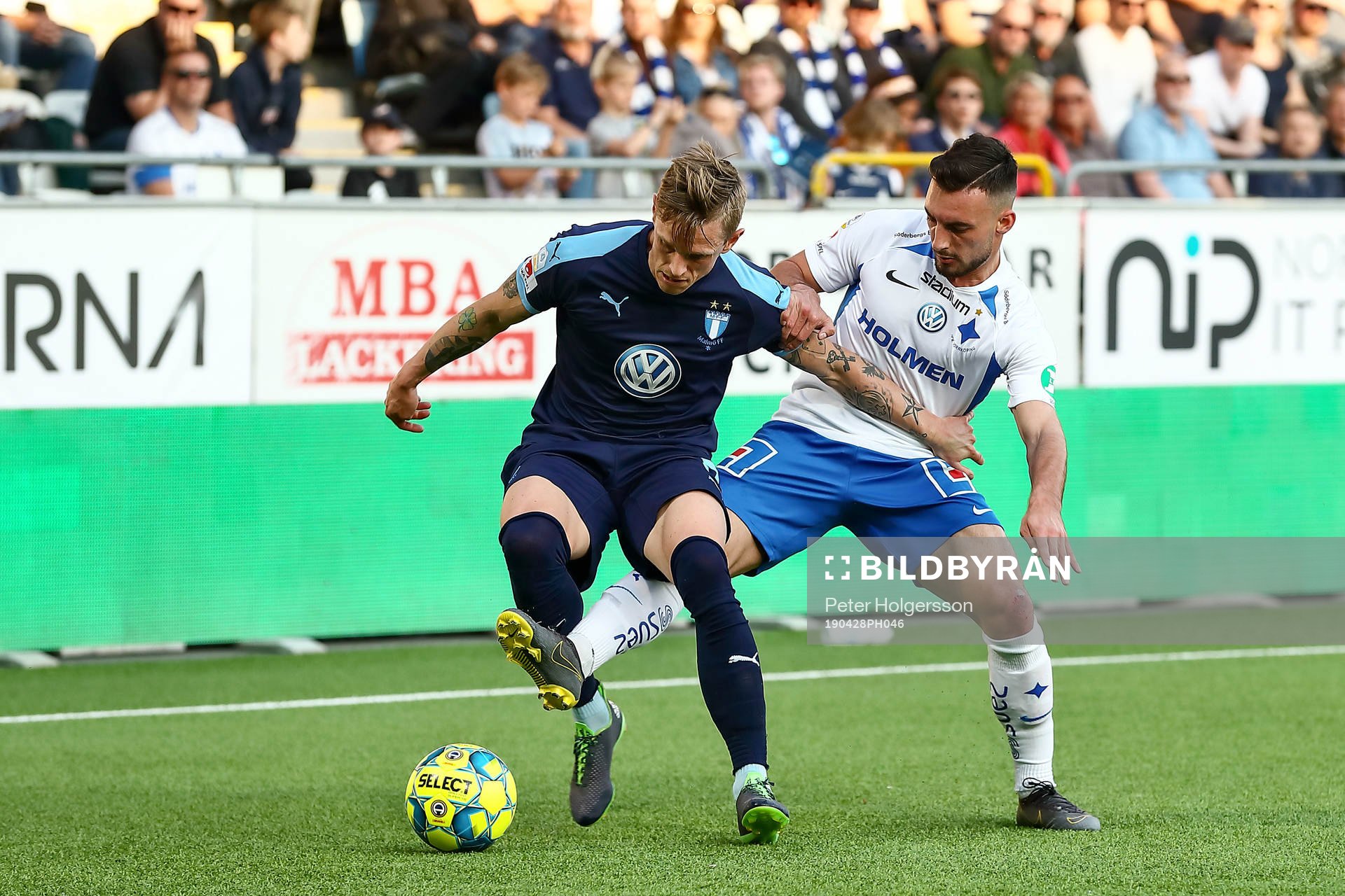 Malmö FFs Sören Rieks  och IFK Norrköpings Sead