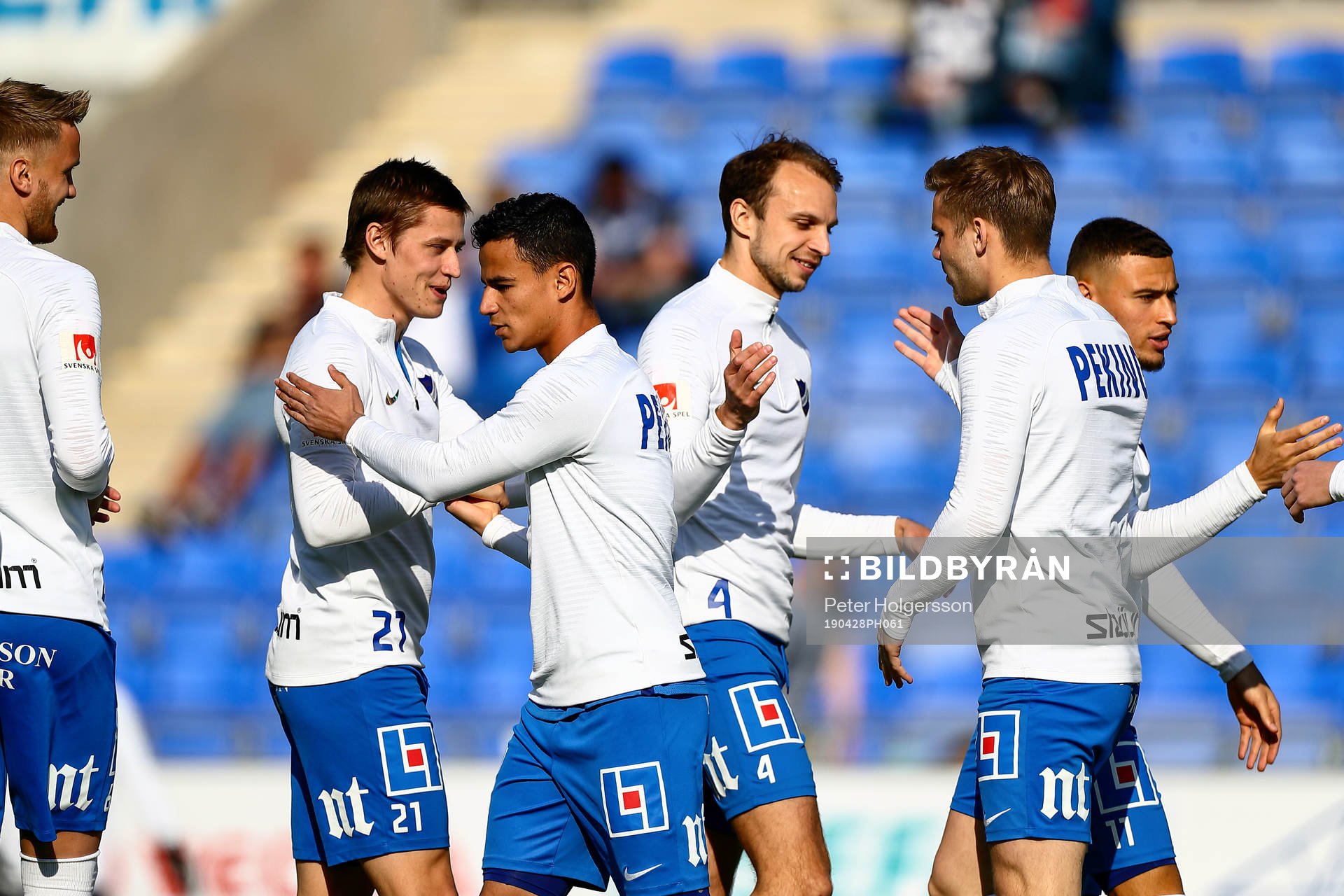 IFK Norrköpings spelare laddar