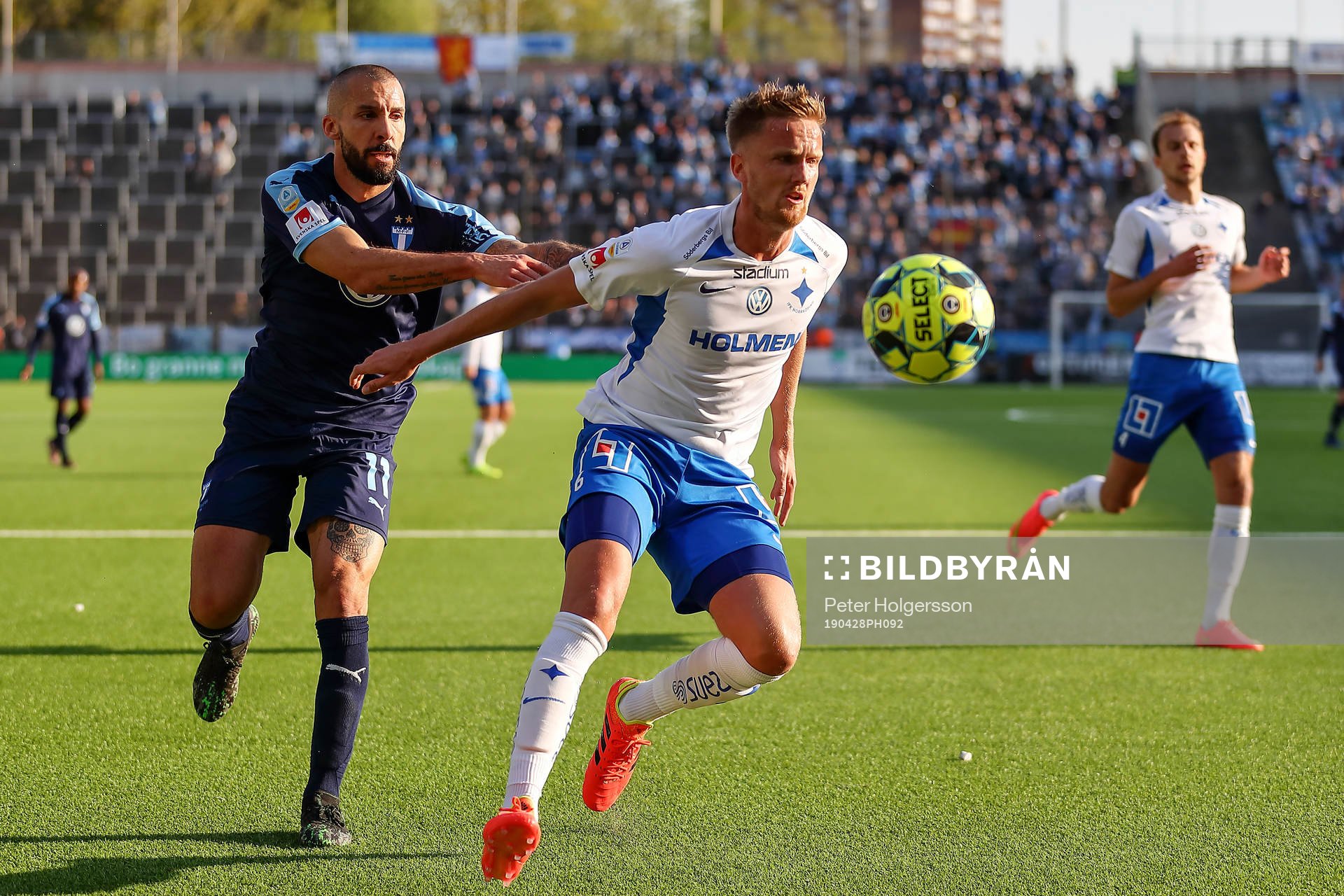 Malmö FFs Guillermo Molins och IFK Norrköpings Kasper