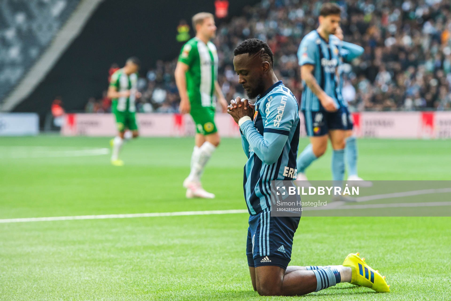 Djurgårdens Mohamed Buya Turay deppar