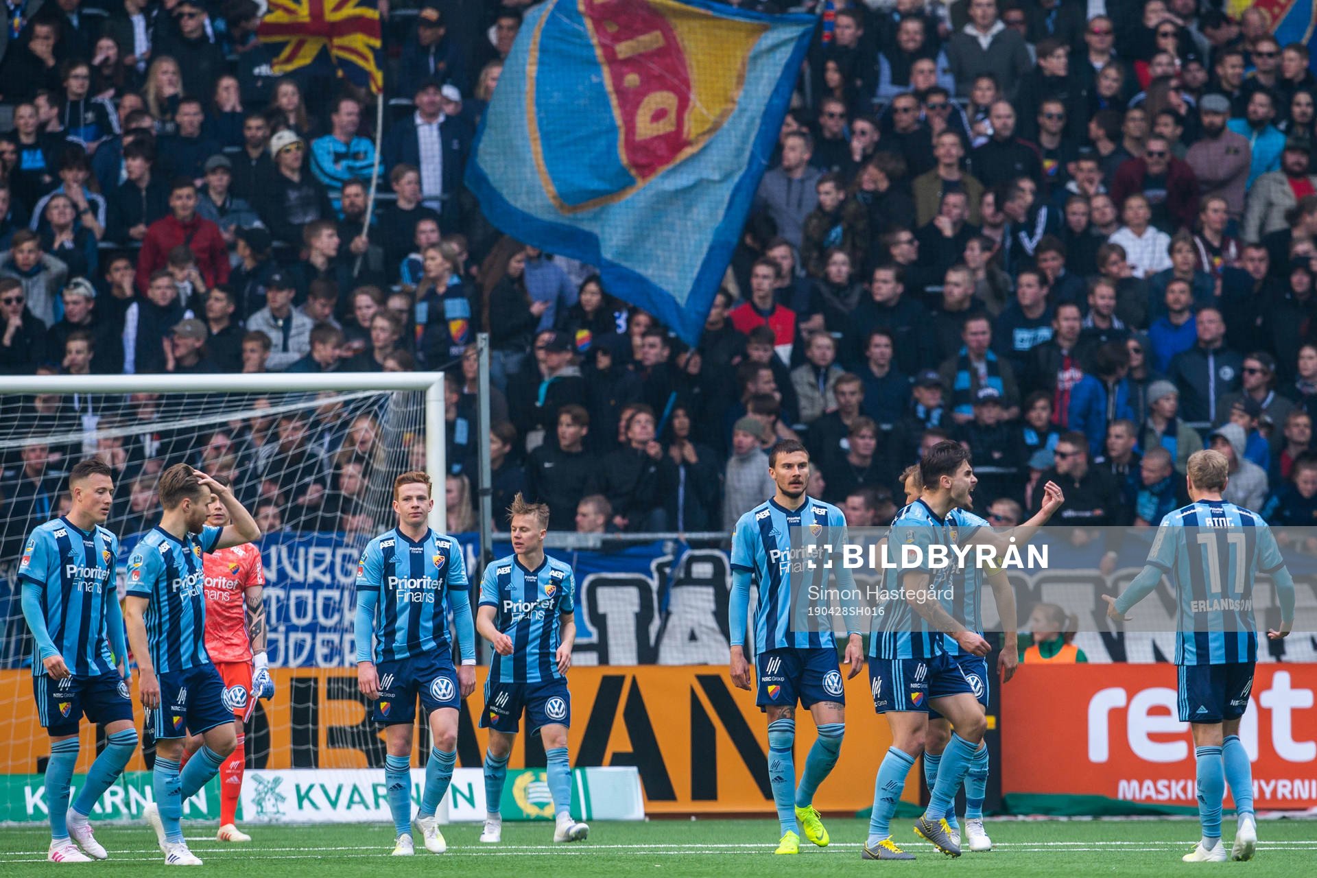 Djurgårdens spelare deppar