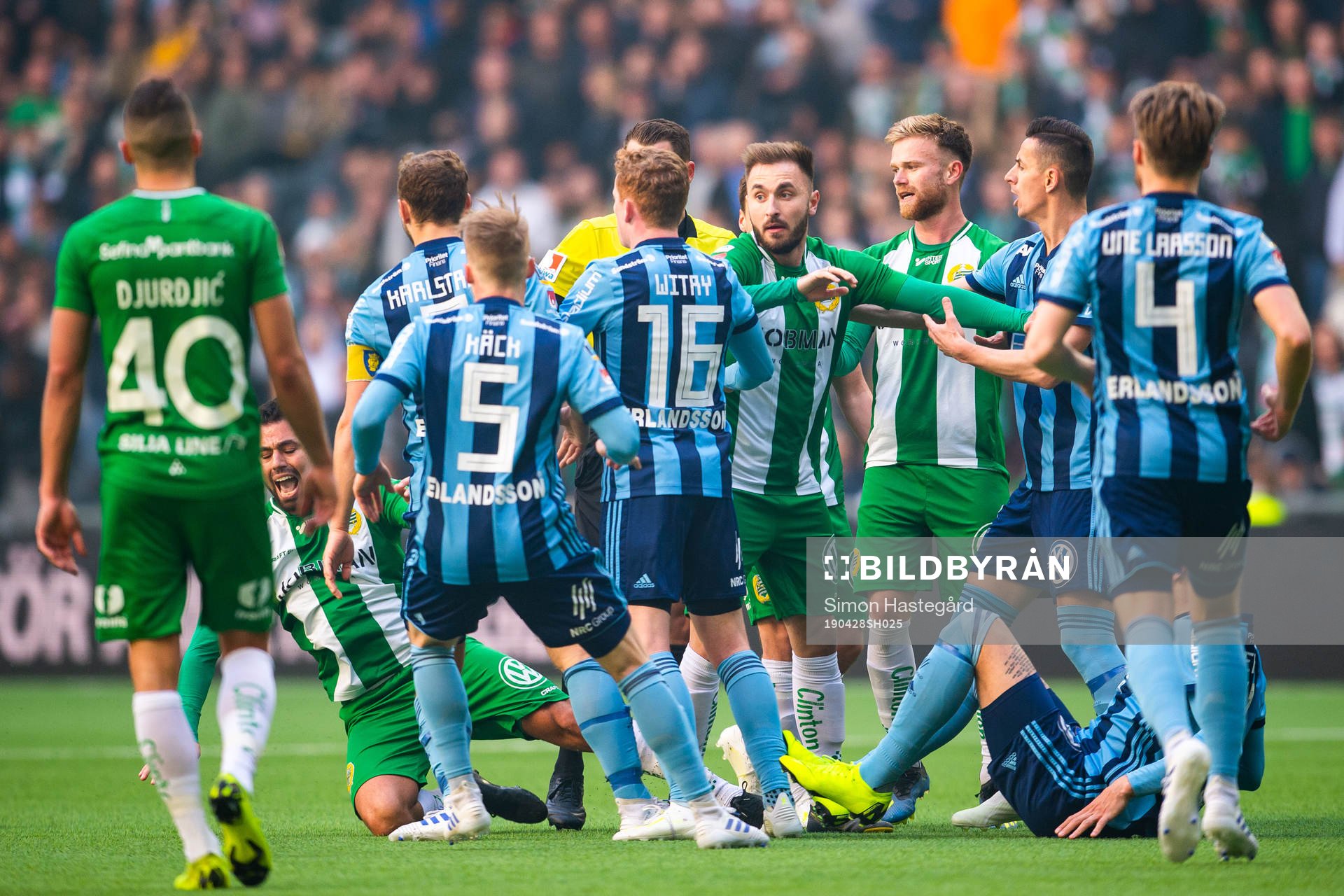 Bråk mellan spelarna