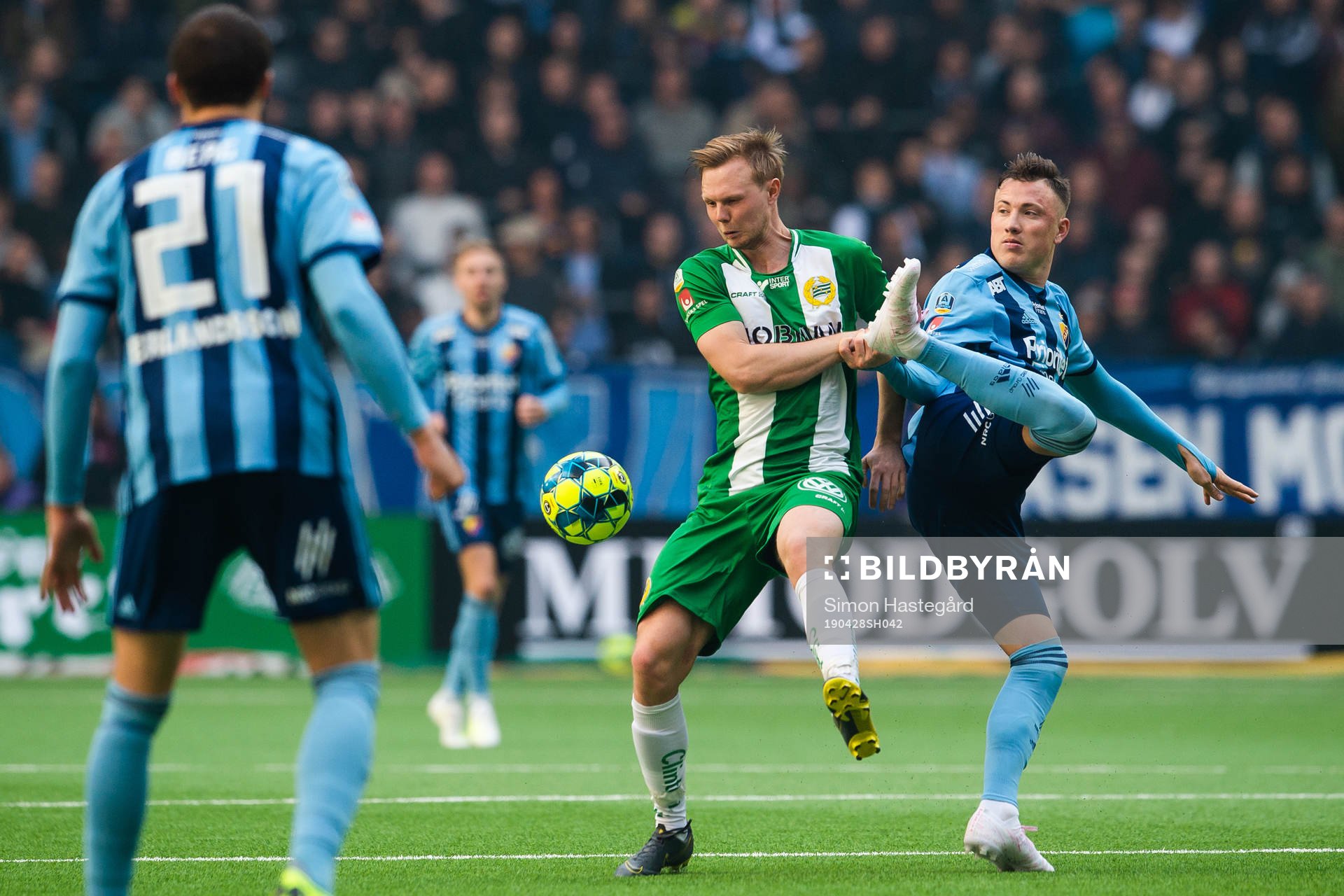 Hammarbys Tim Söderström och Djurgårdens Fredrik Ulvestad