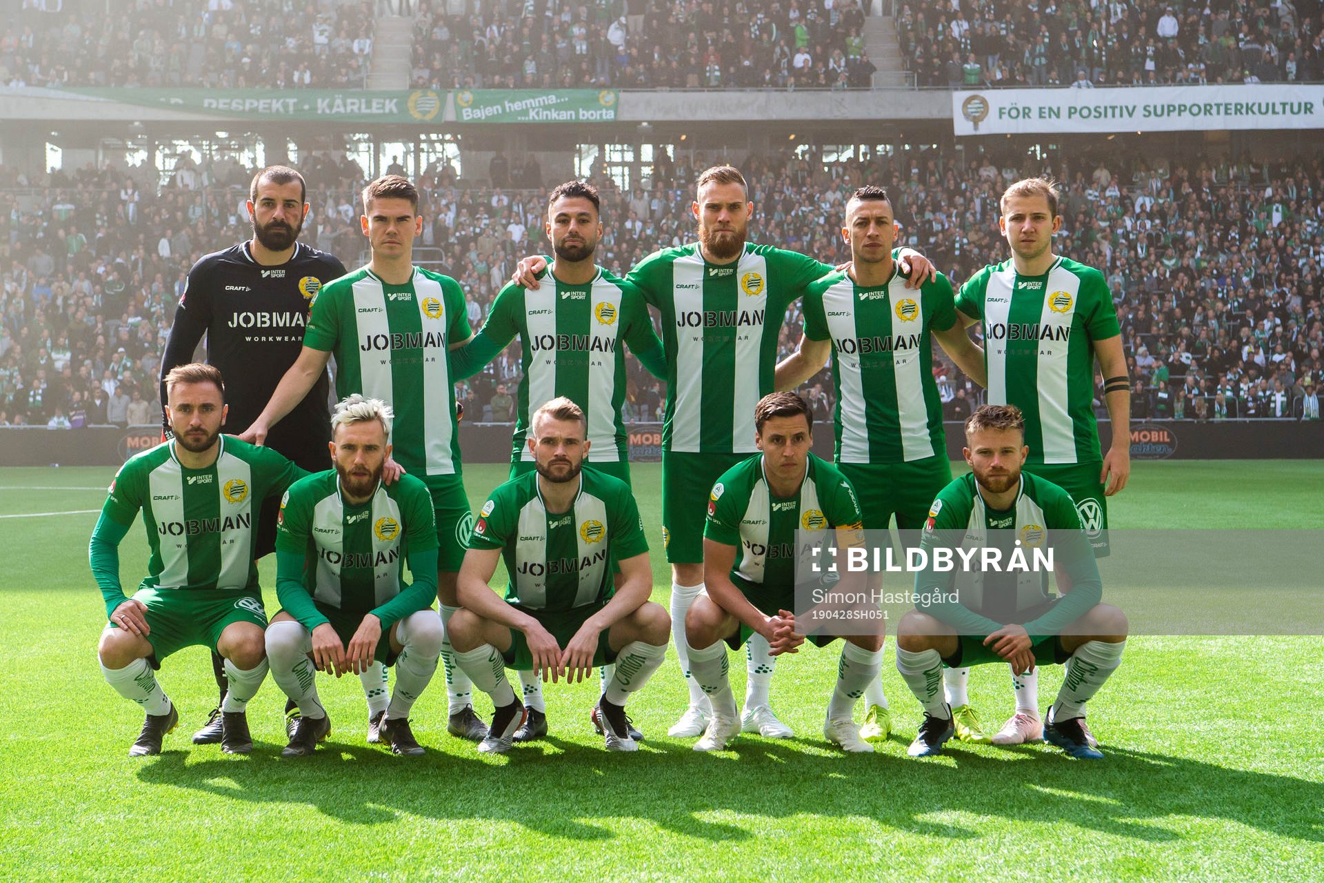 Hammarbys målvakt Gianluca Curci, Vidar Örn Kjartansson,