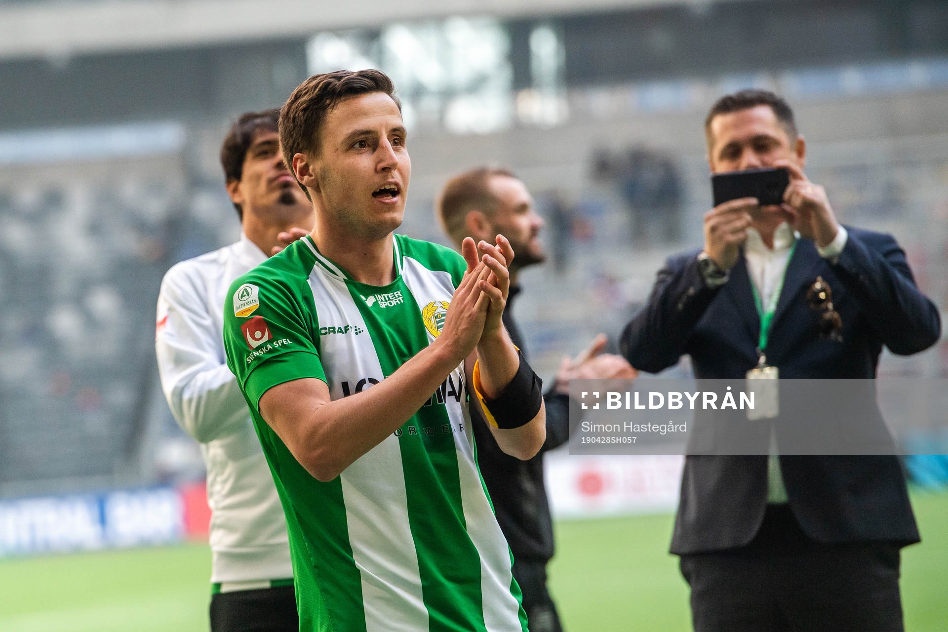 Hammarbys Jeppe Andersen jublar