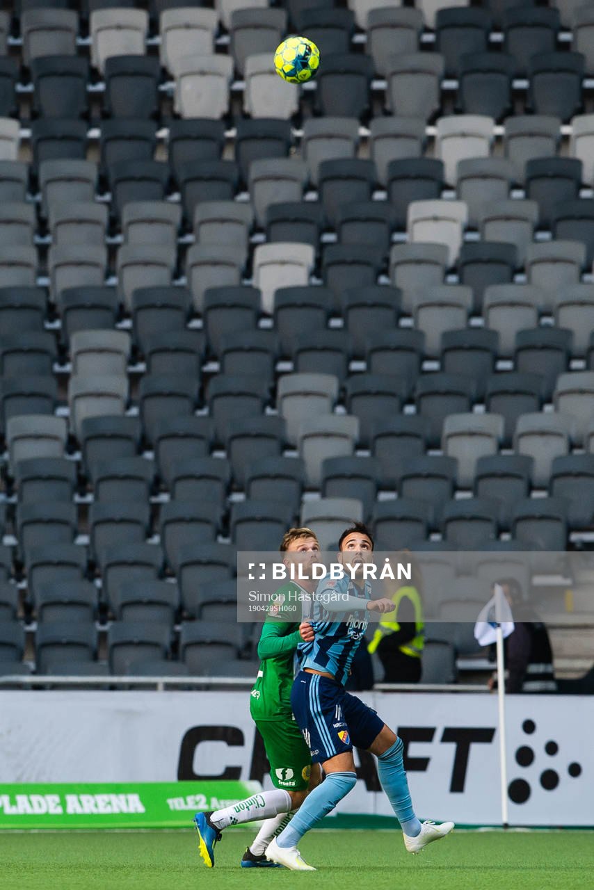 Hammarbys Dennis Widgren och Djurgårdens Dzenis Kozica