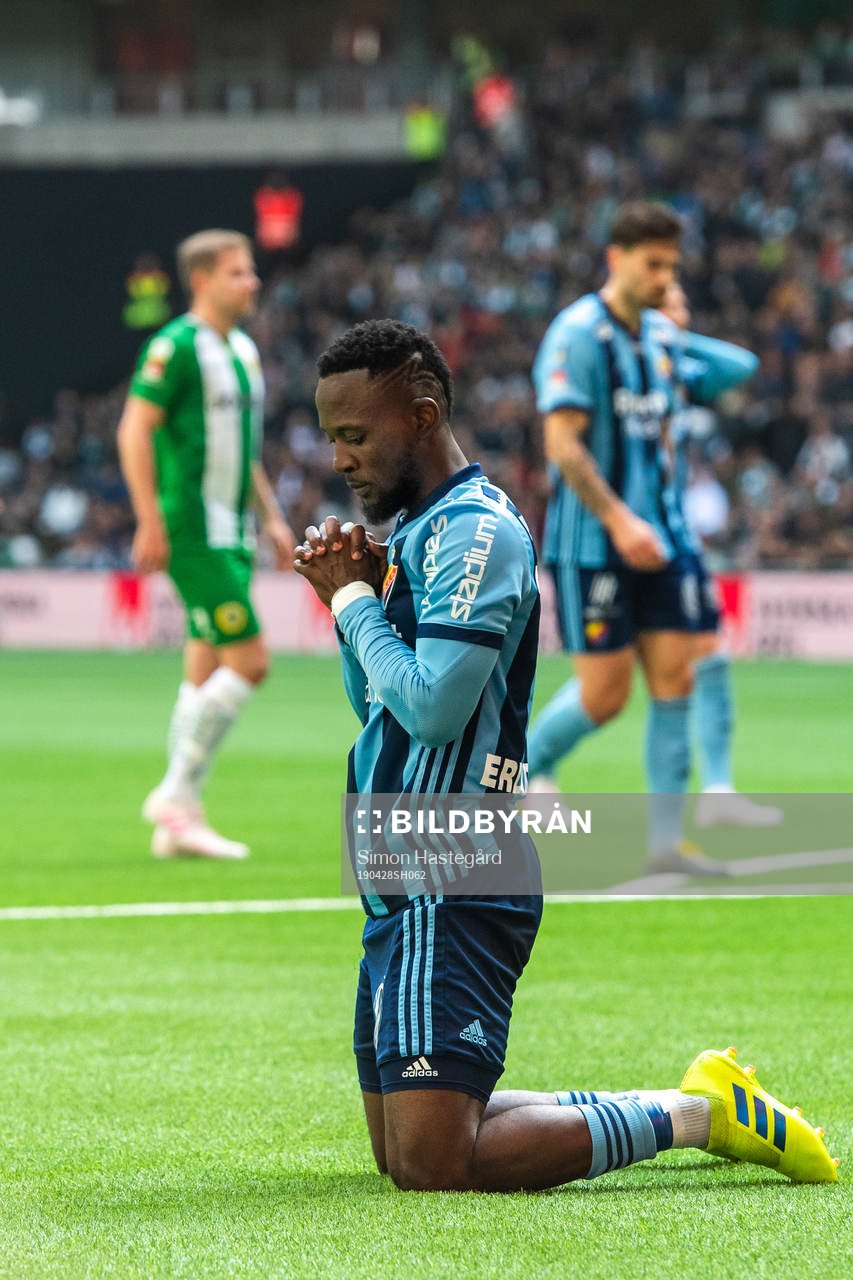 Djurgårdens Mohamed Buya Turay deppar