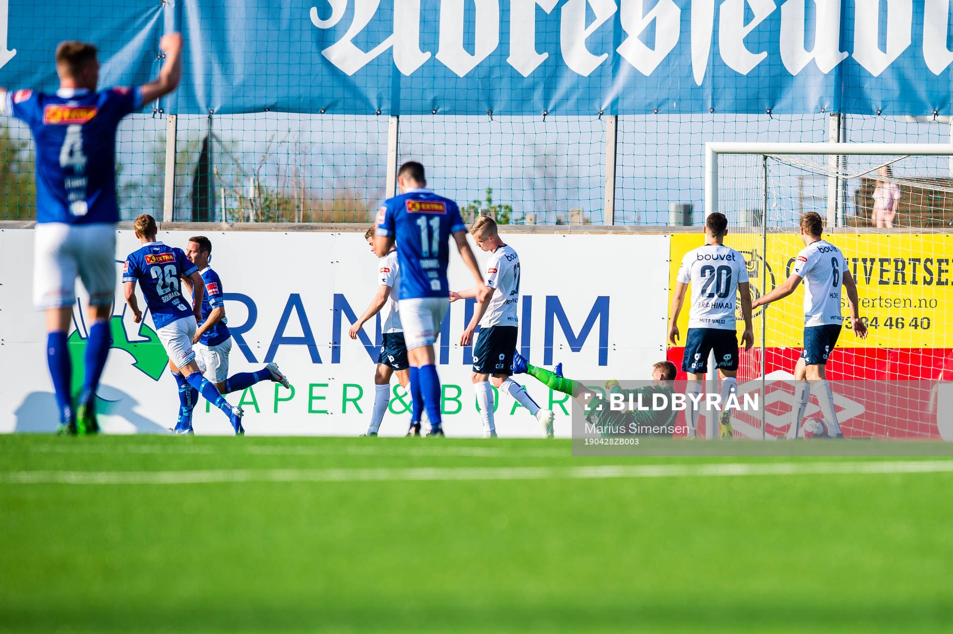 Mads Reginiussen of Ranheim celebrates