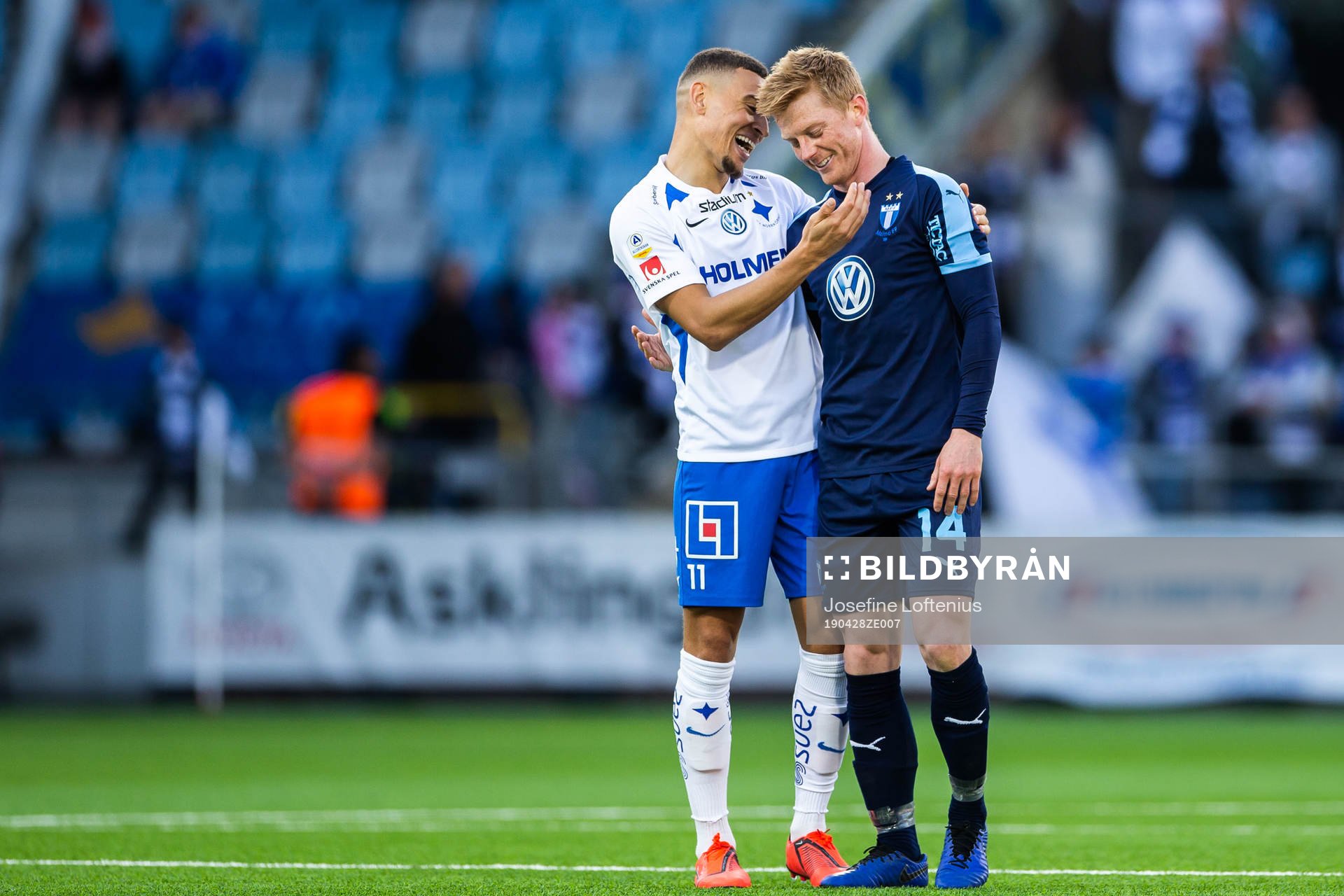 IFK Norrköpings Jordan Larsson och Malmö FFs Anders