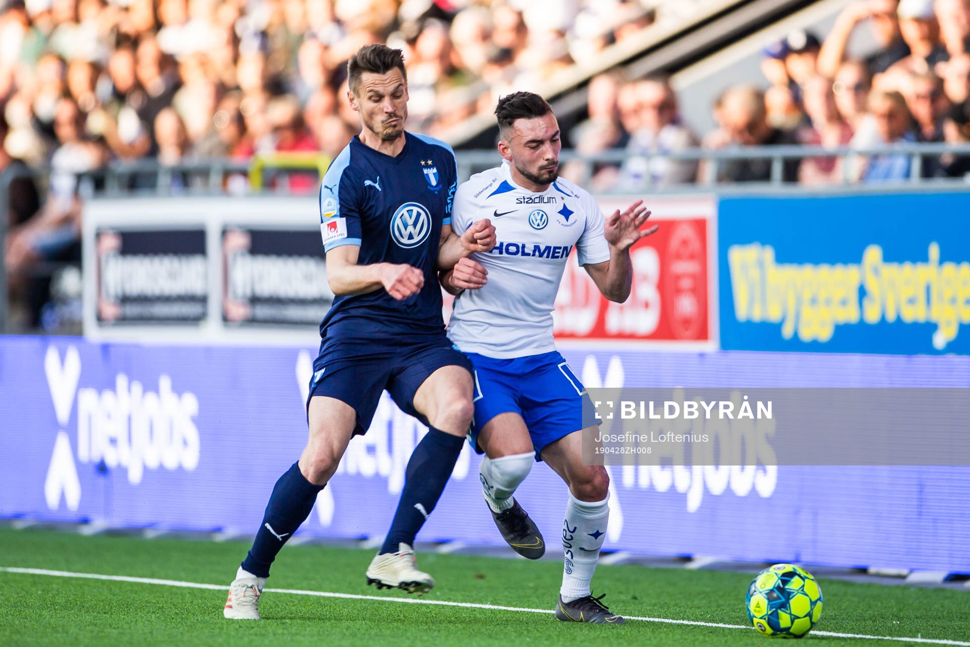 Malmö FFs Markus Rosenberg och IFK Norrköpings Sead