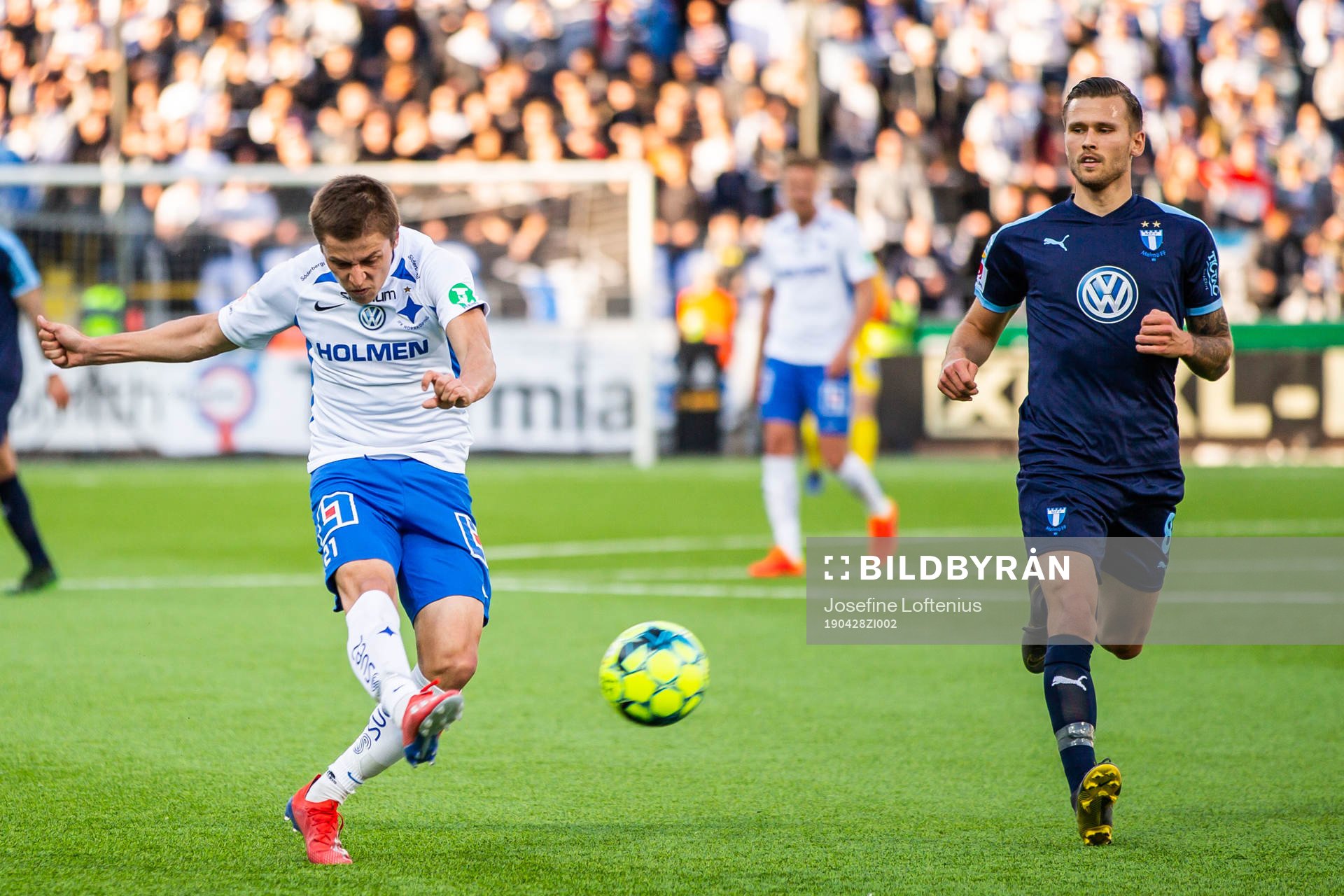 IFK Norrköpings Simon Thern och Malmö FFs Arnór
