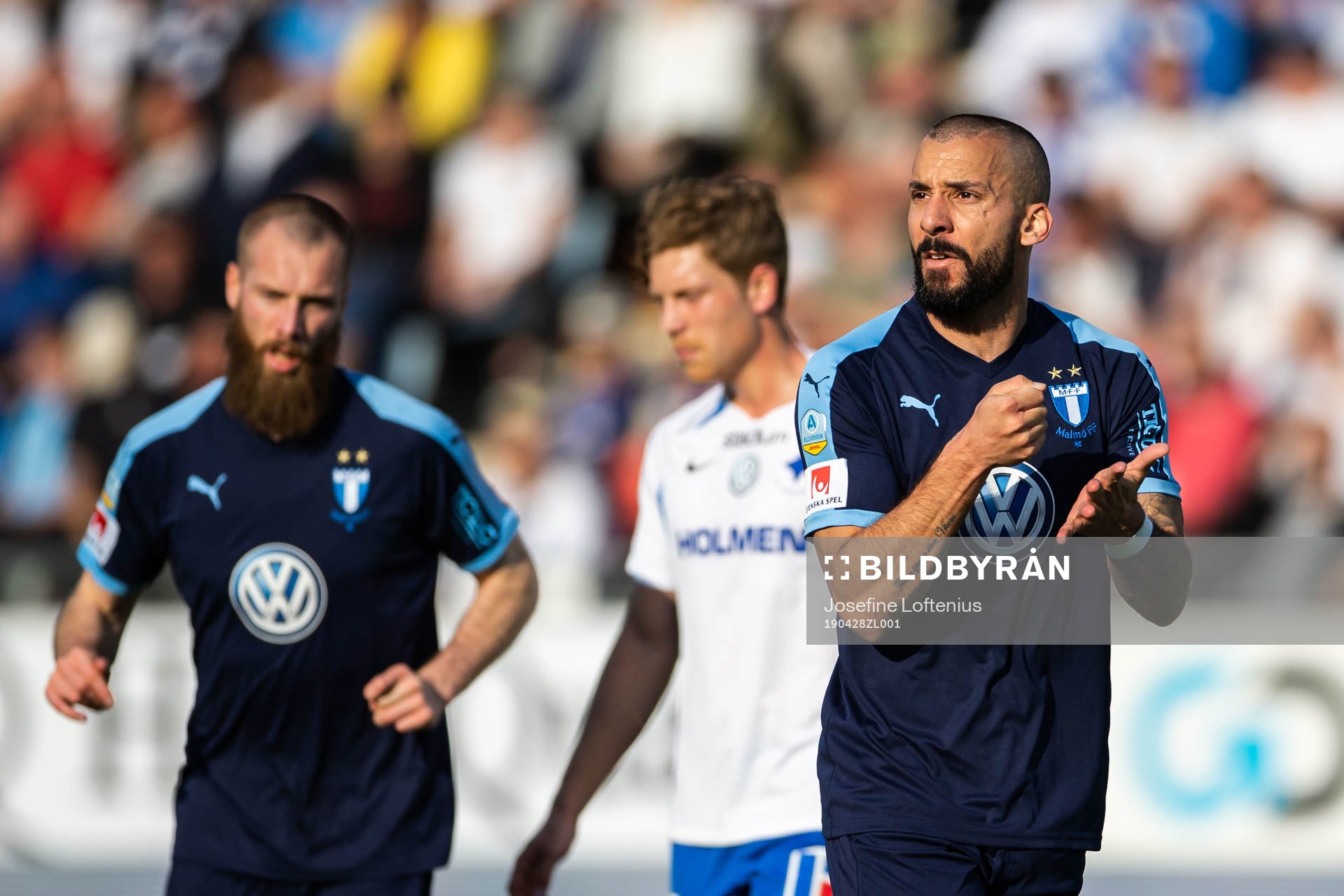 Malmö FFs Guillermo Molins reagerar