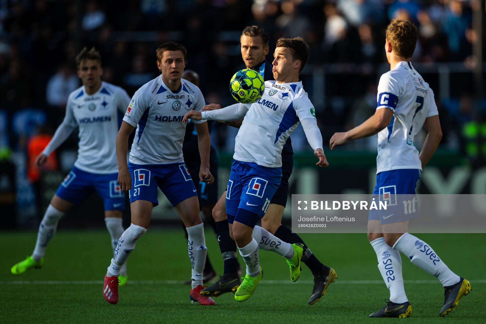 IFK Norrköpings Simon Skrabb och Simon Thern mot Malmö