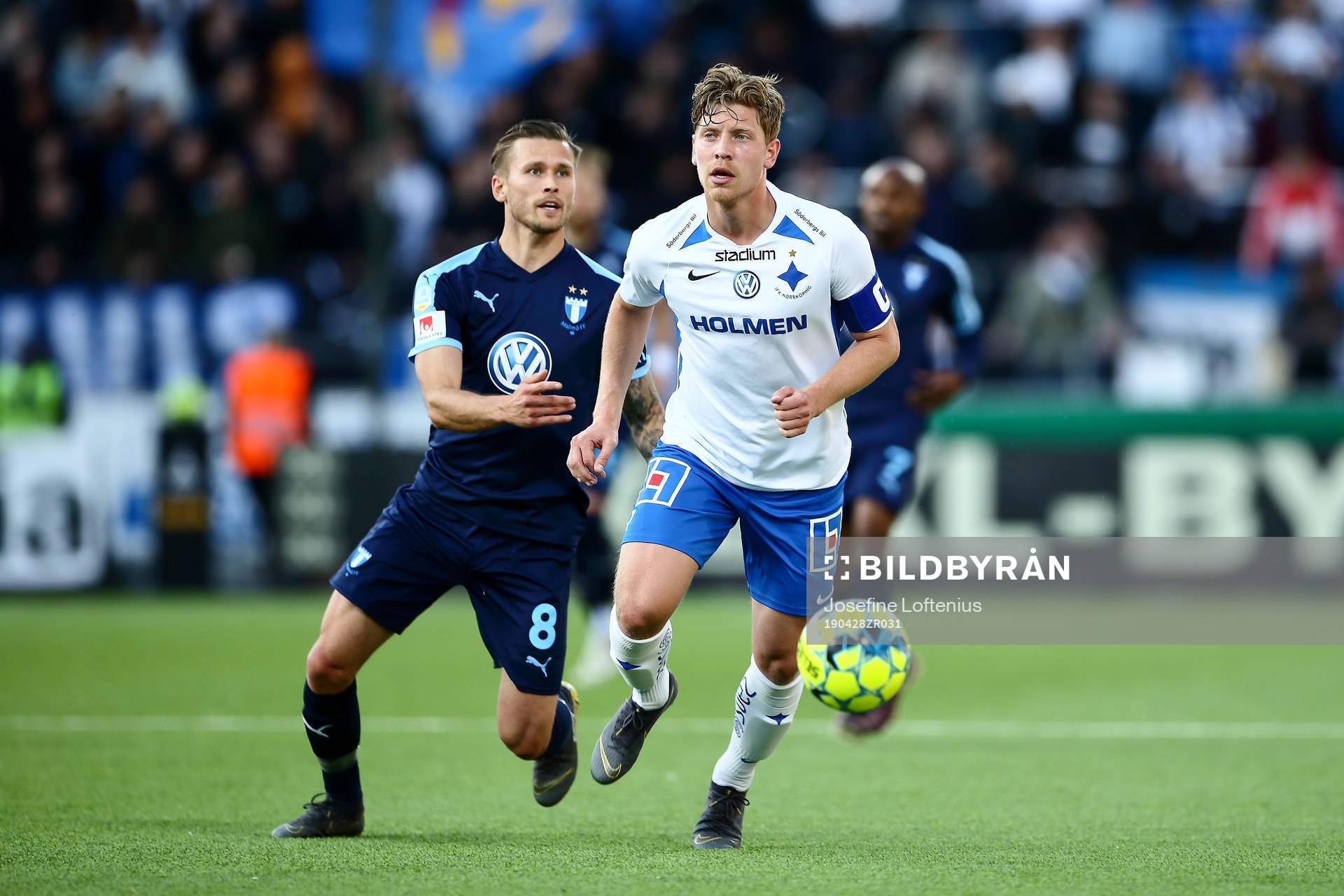 IFK Norrköpings Alexander Fransson och Malmö FFs Arnór