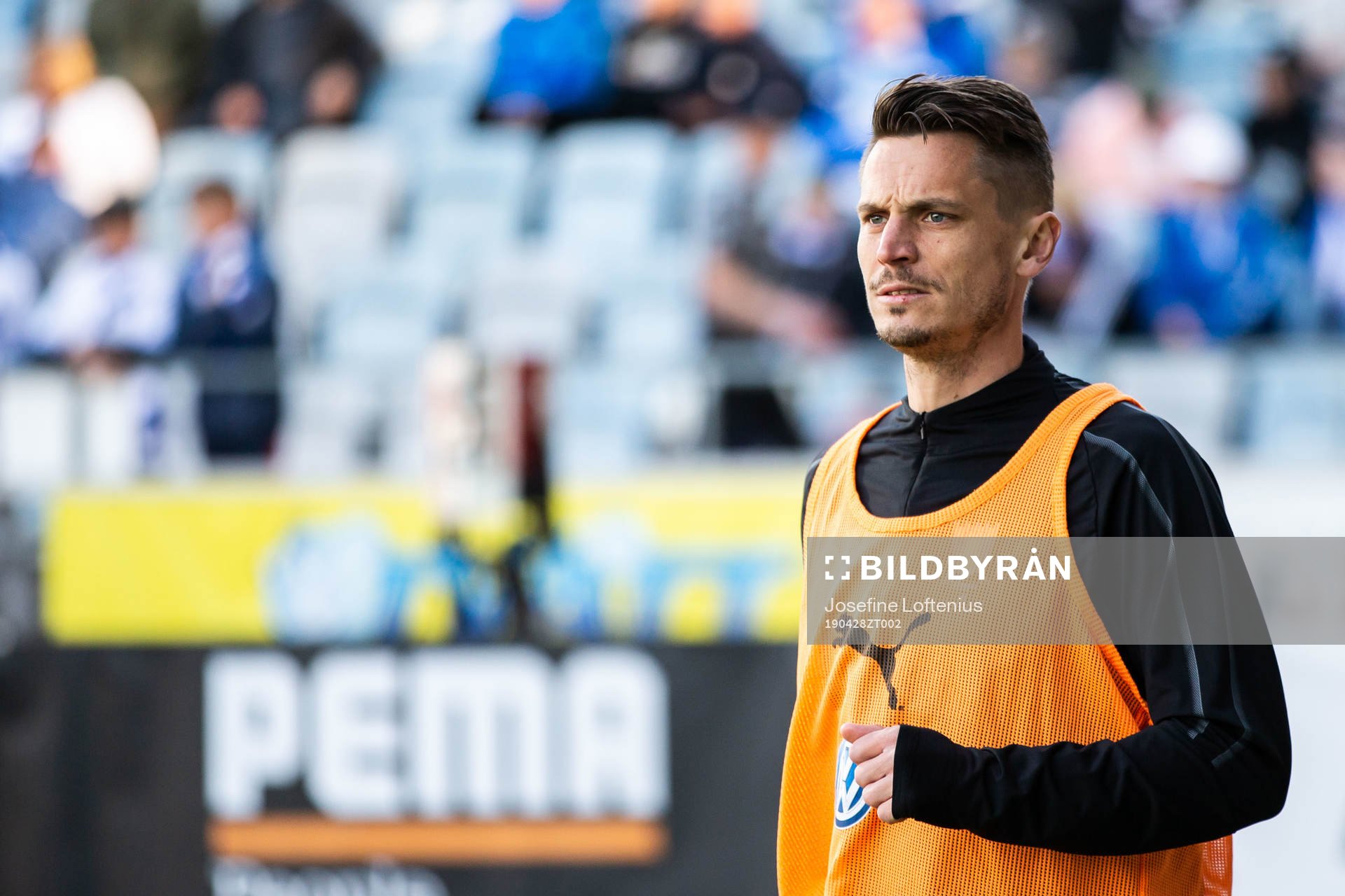 Malmö FFs Markus Rosenberg värmer upp