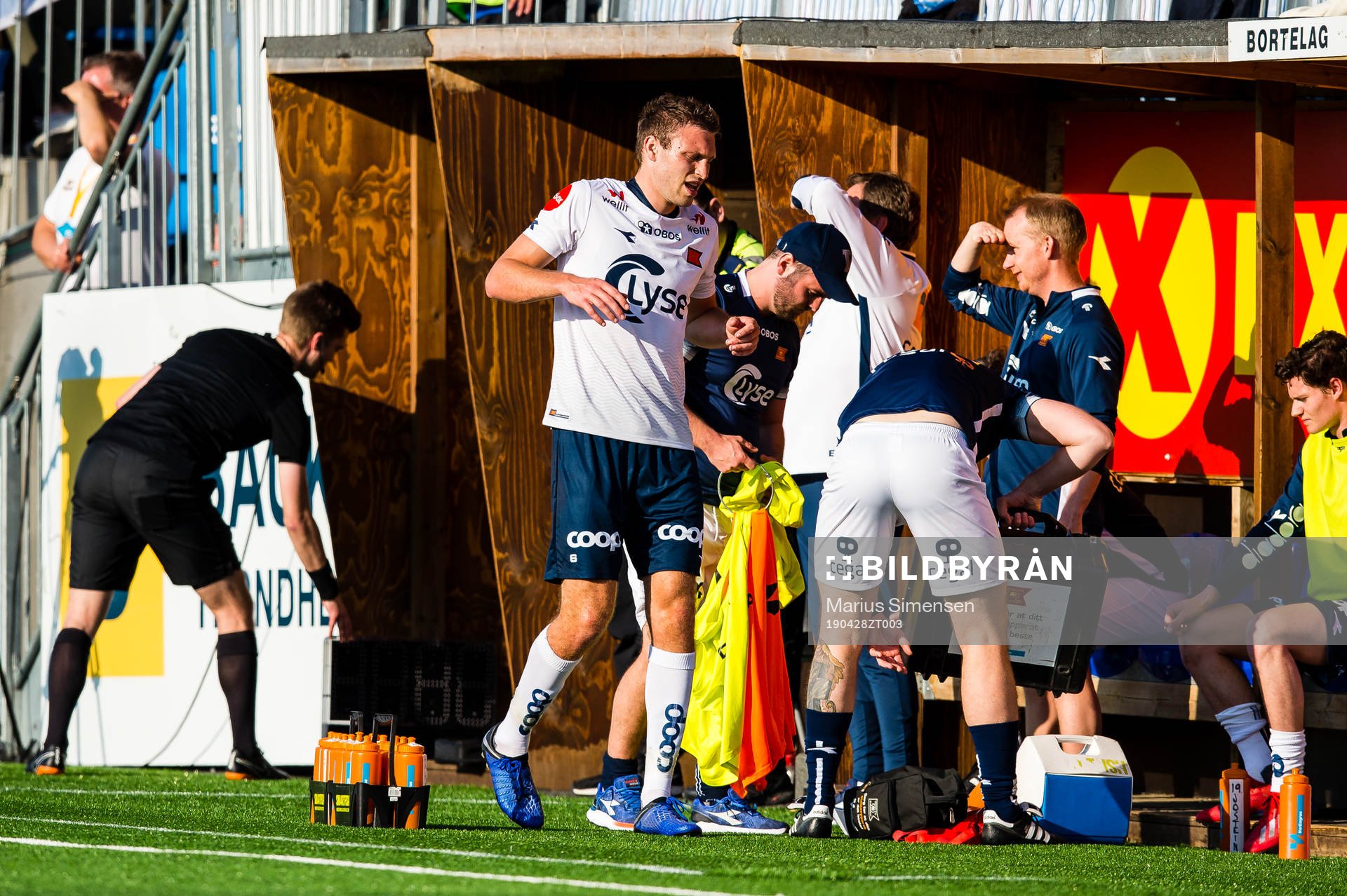 Runar Ullaland Hove of Viking in pain