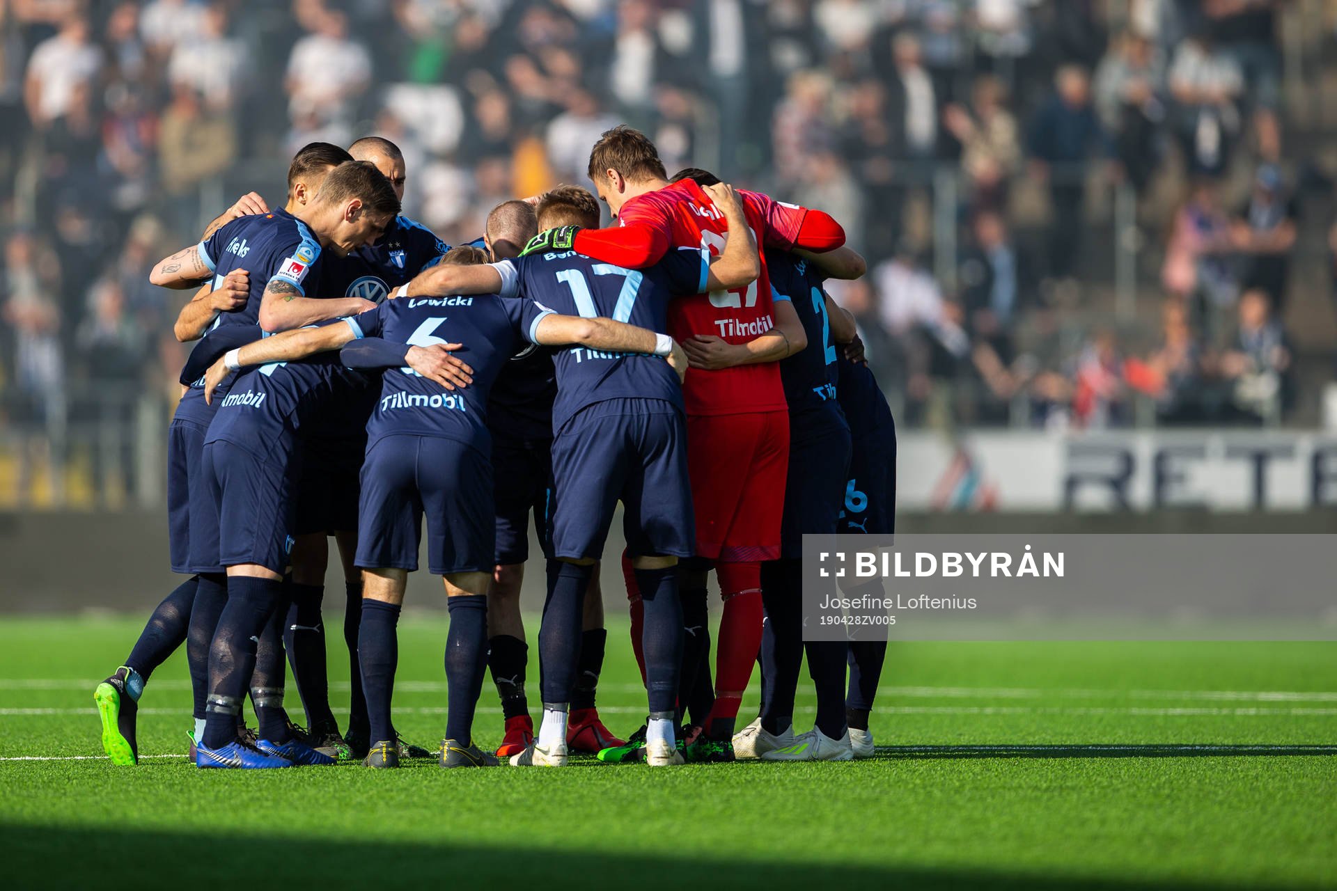 Malmö FFs spelare samlas