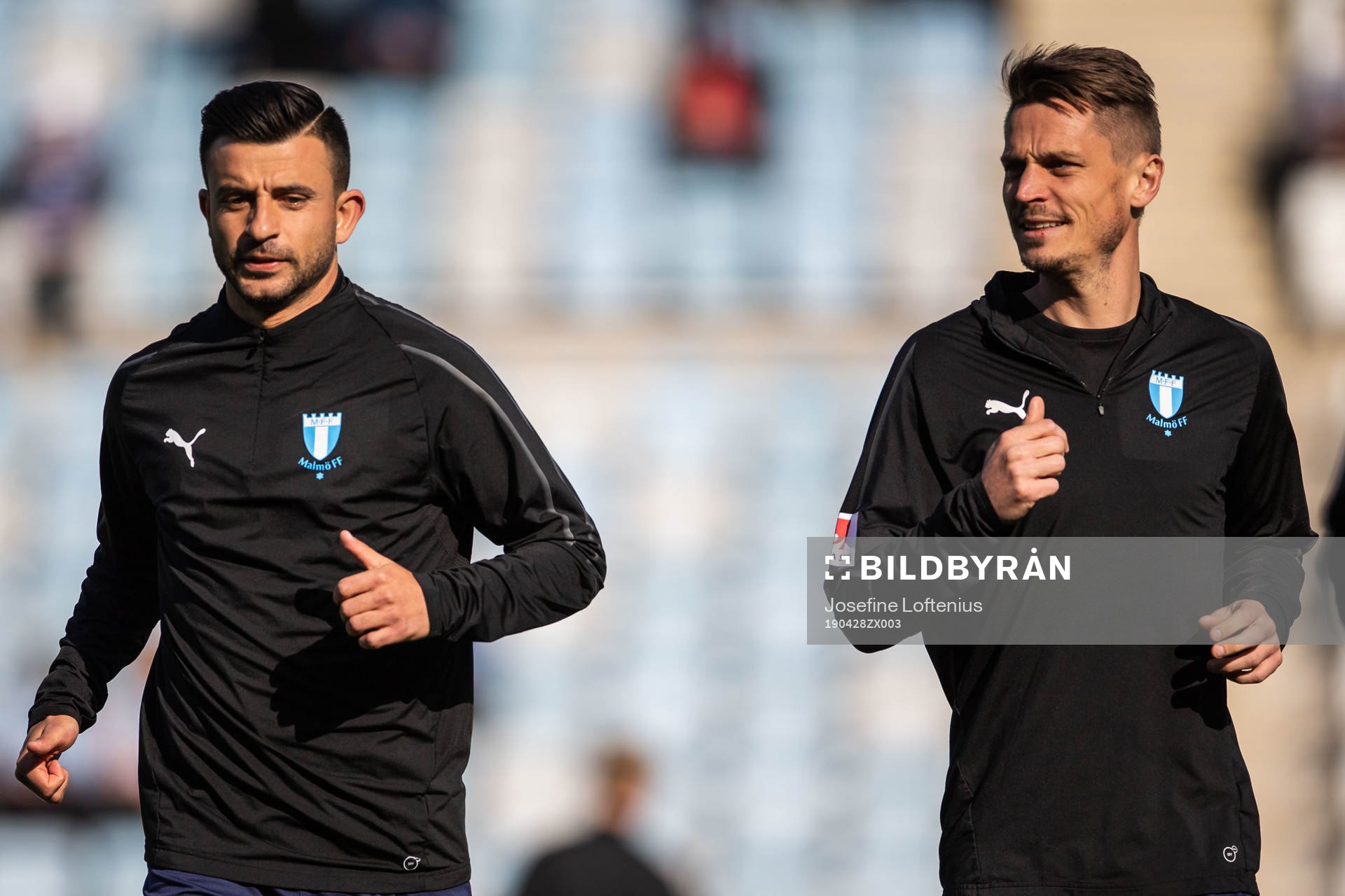 Malmö FFs Behrang Safari och Markus Rosenberg