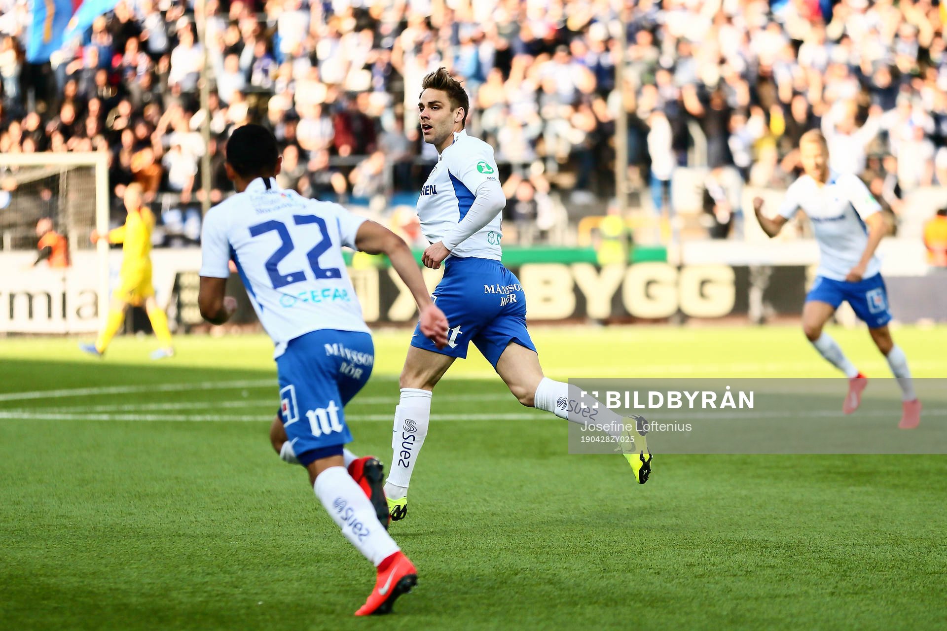 IFK Norrköpings Christoffer Nyman jublar