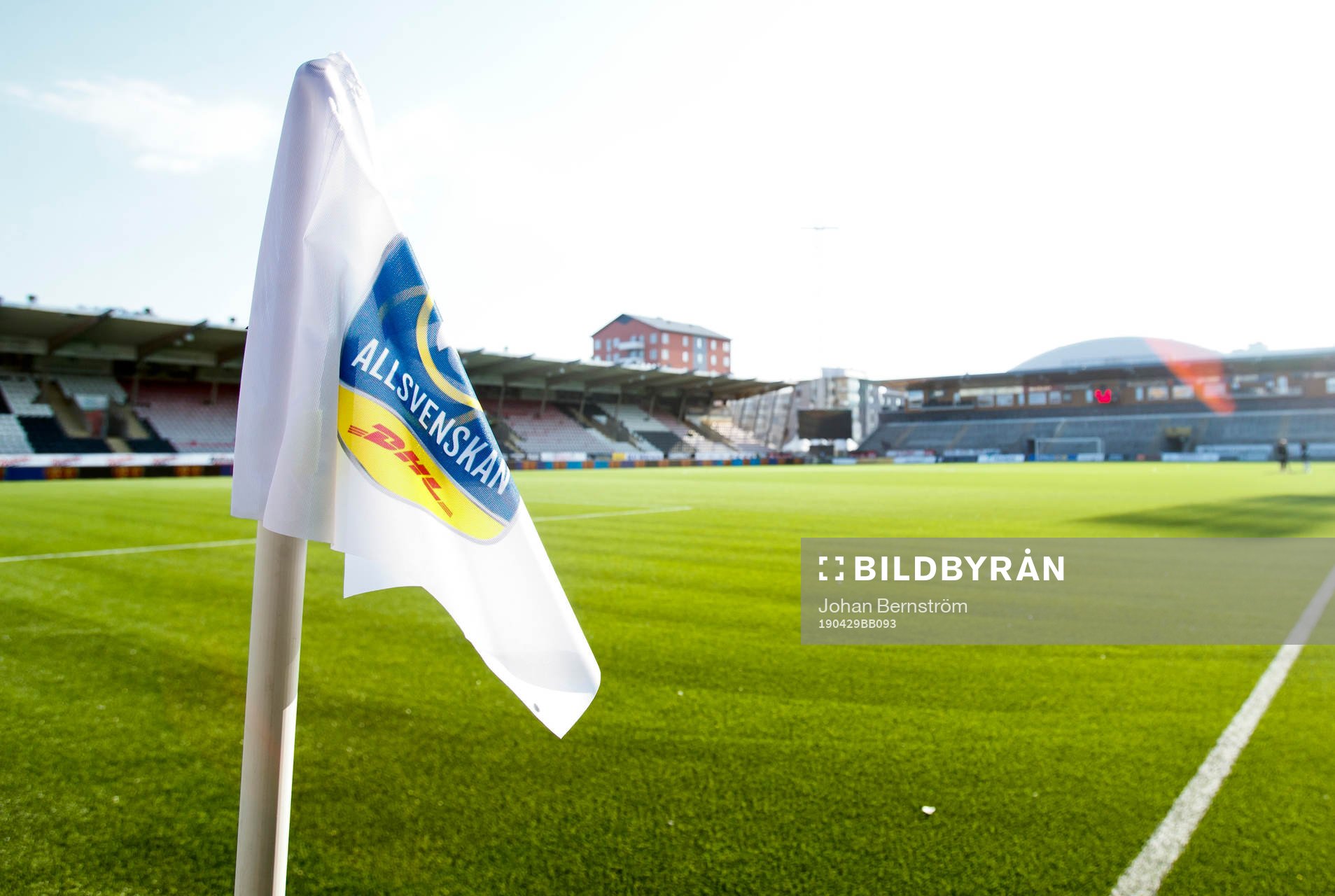 Hörnflaggan på Behrn Arena