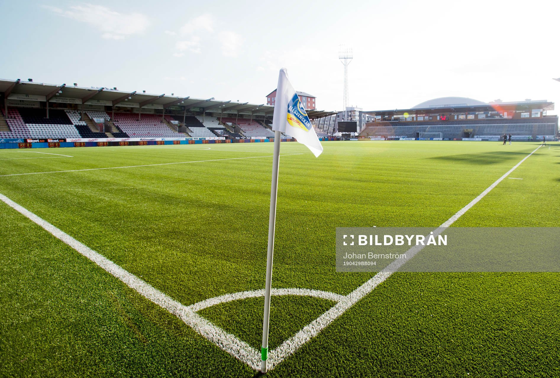 Hörnflaggan på Behrn Arena