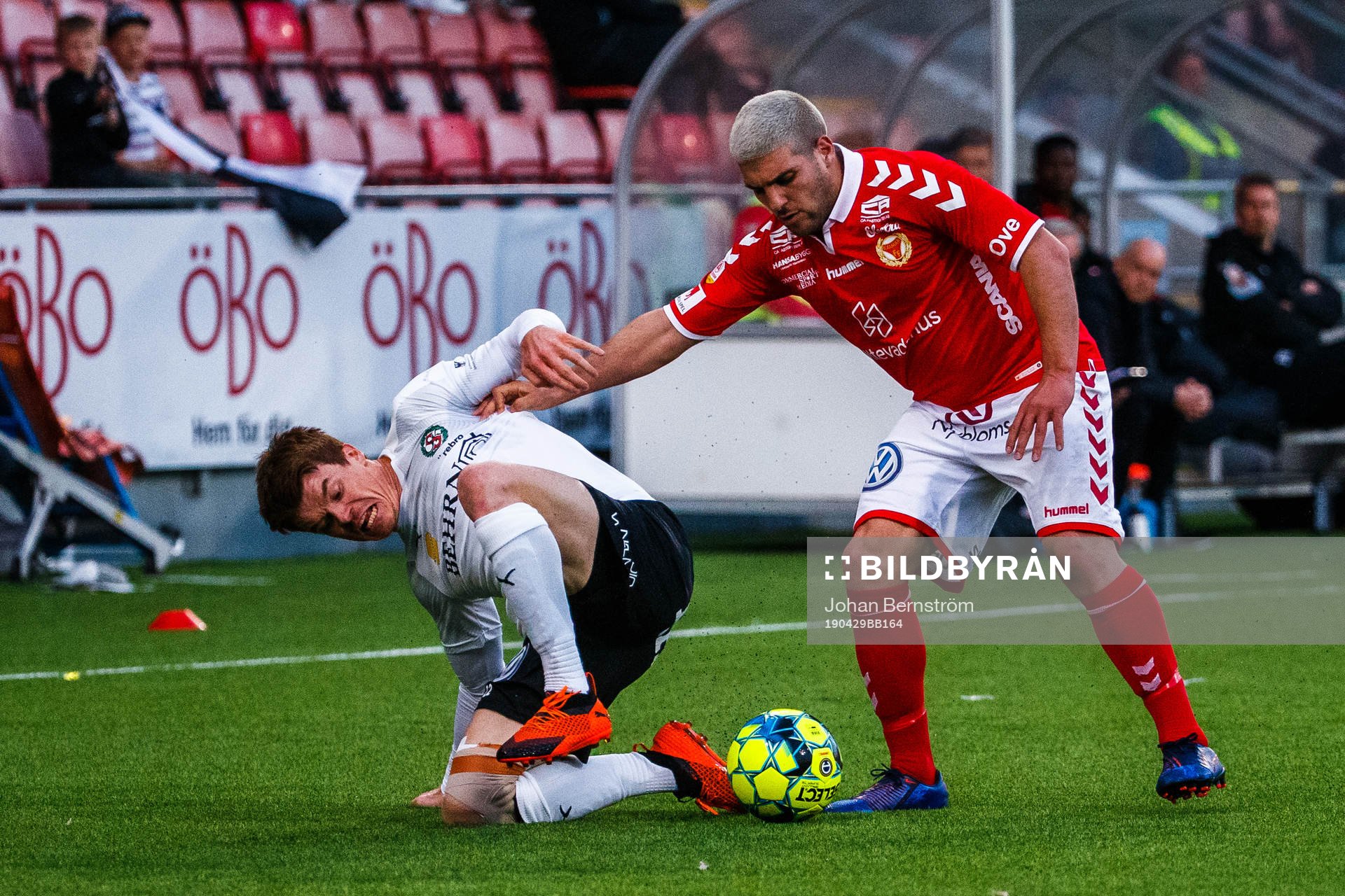 Örebros Albin Granlund och Kalmars Mostapha El Kabir