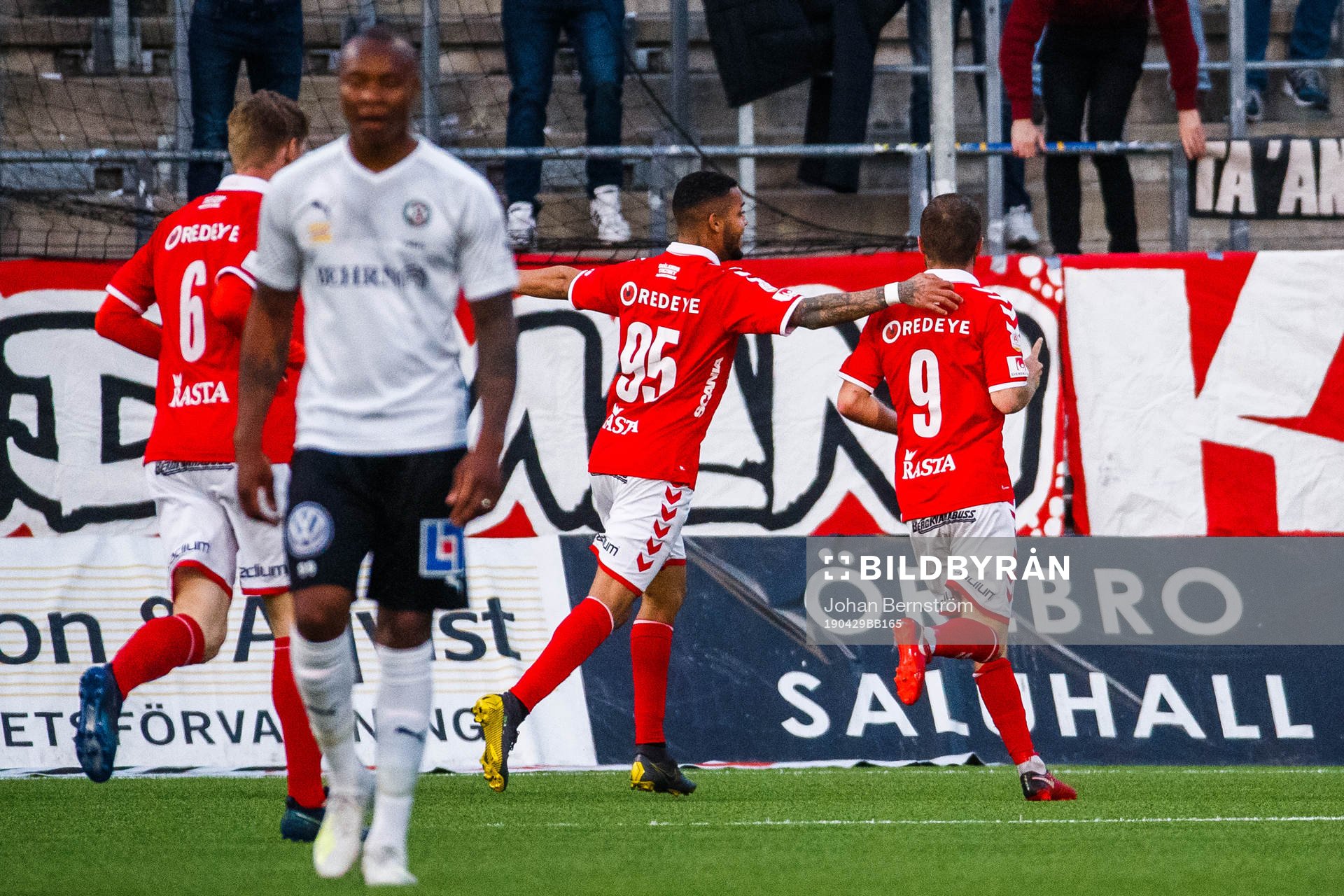 Kalmars Måns Söderqvist jublar