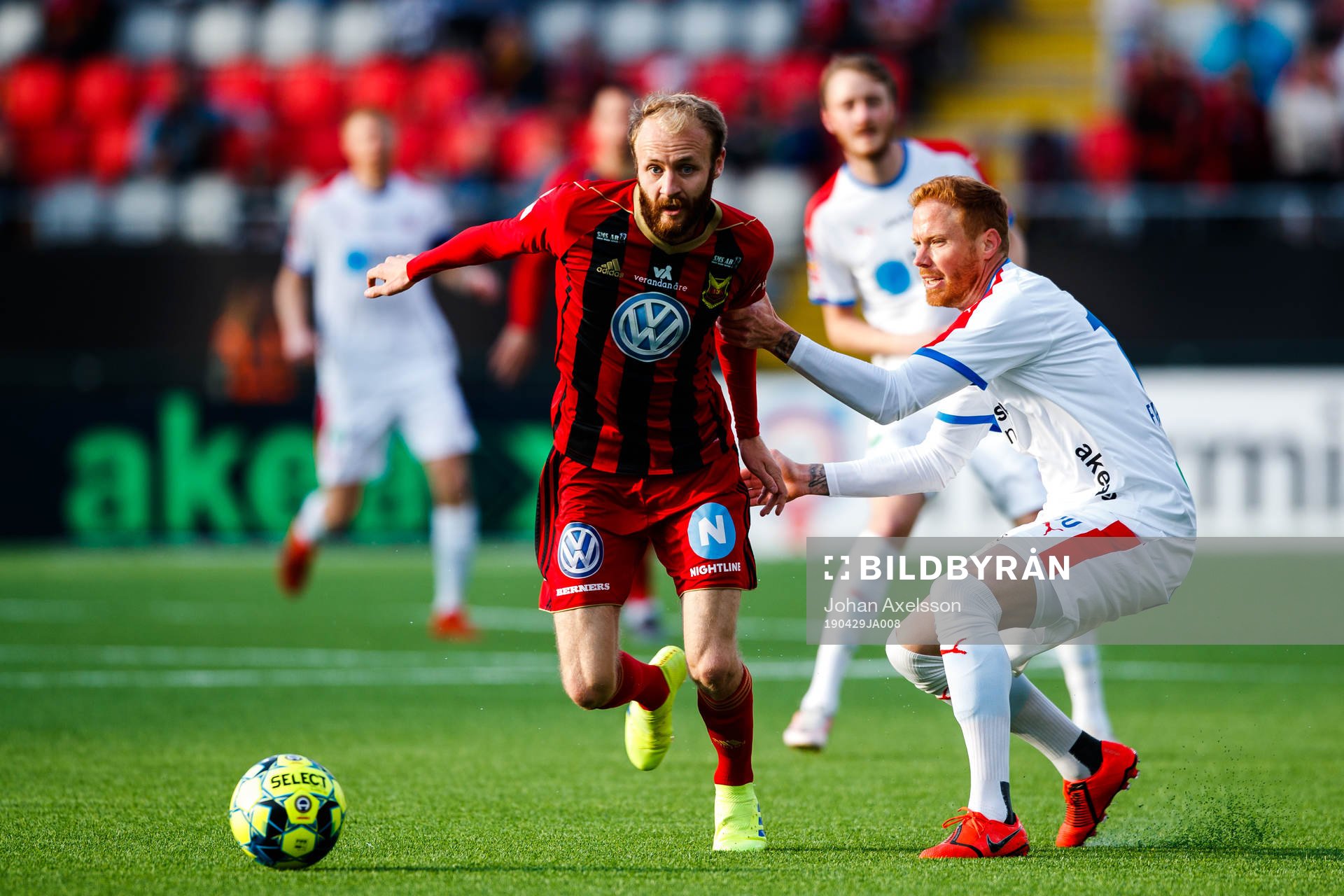 Östersunds Curtis Edwards och Helsingborgs Alexander