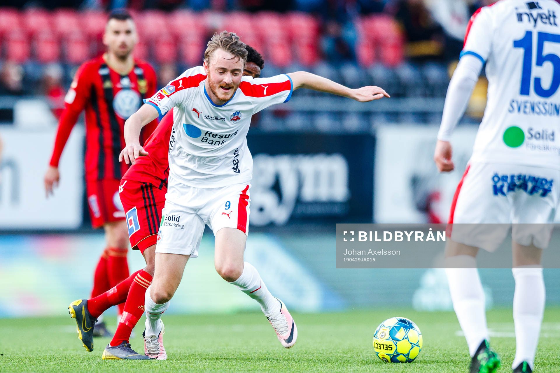 Östersunds Tesfaldet Tekie och Helsingborgs Rasmus Jönsson