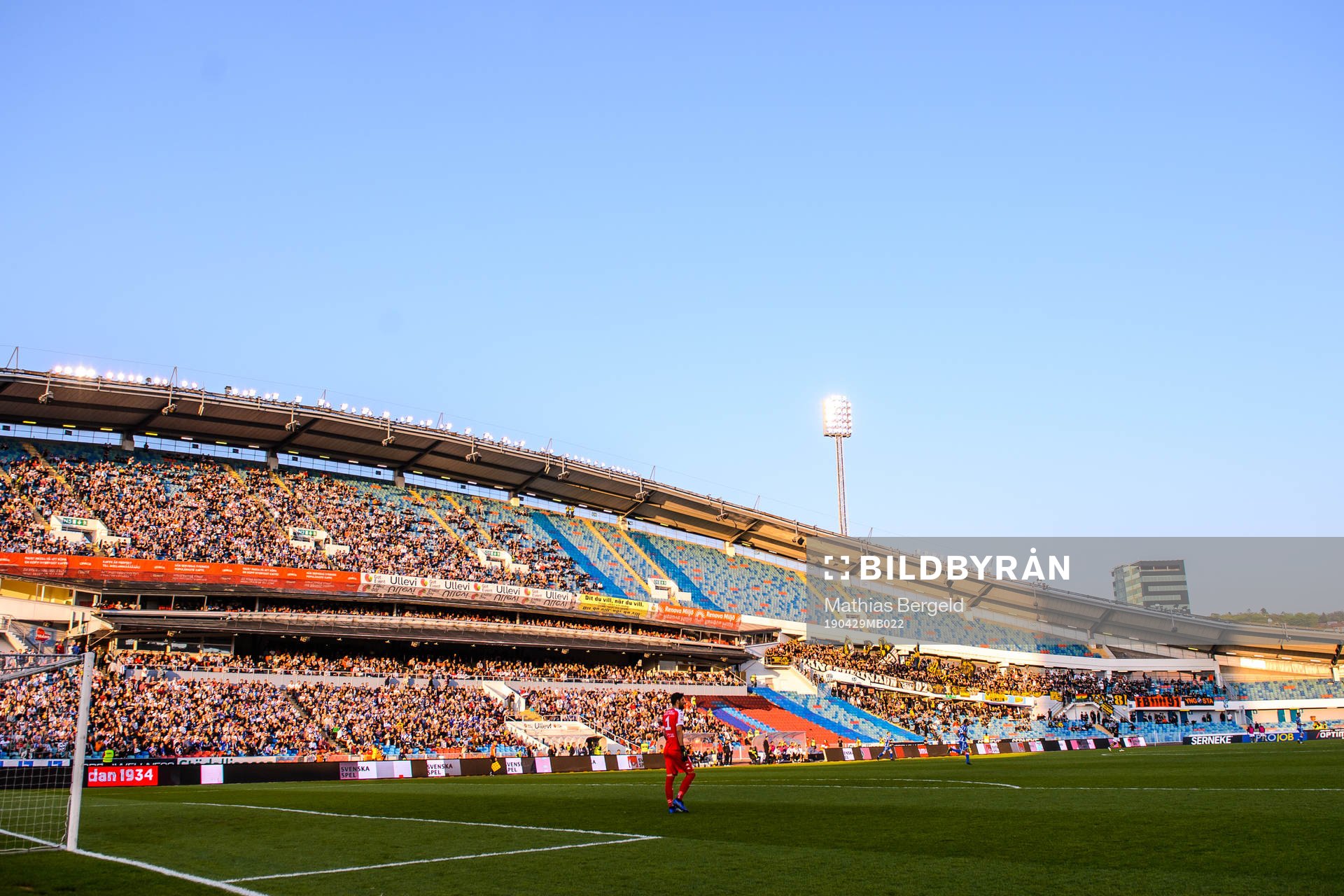Generell vy inne på Ullevi