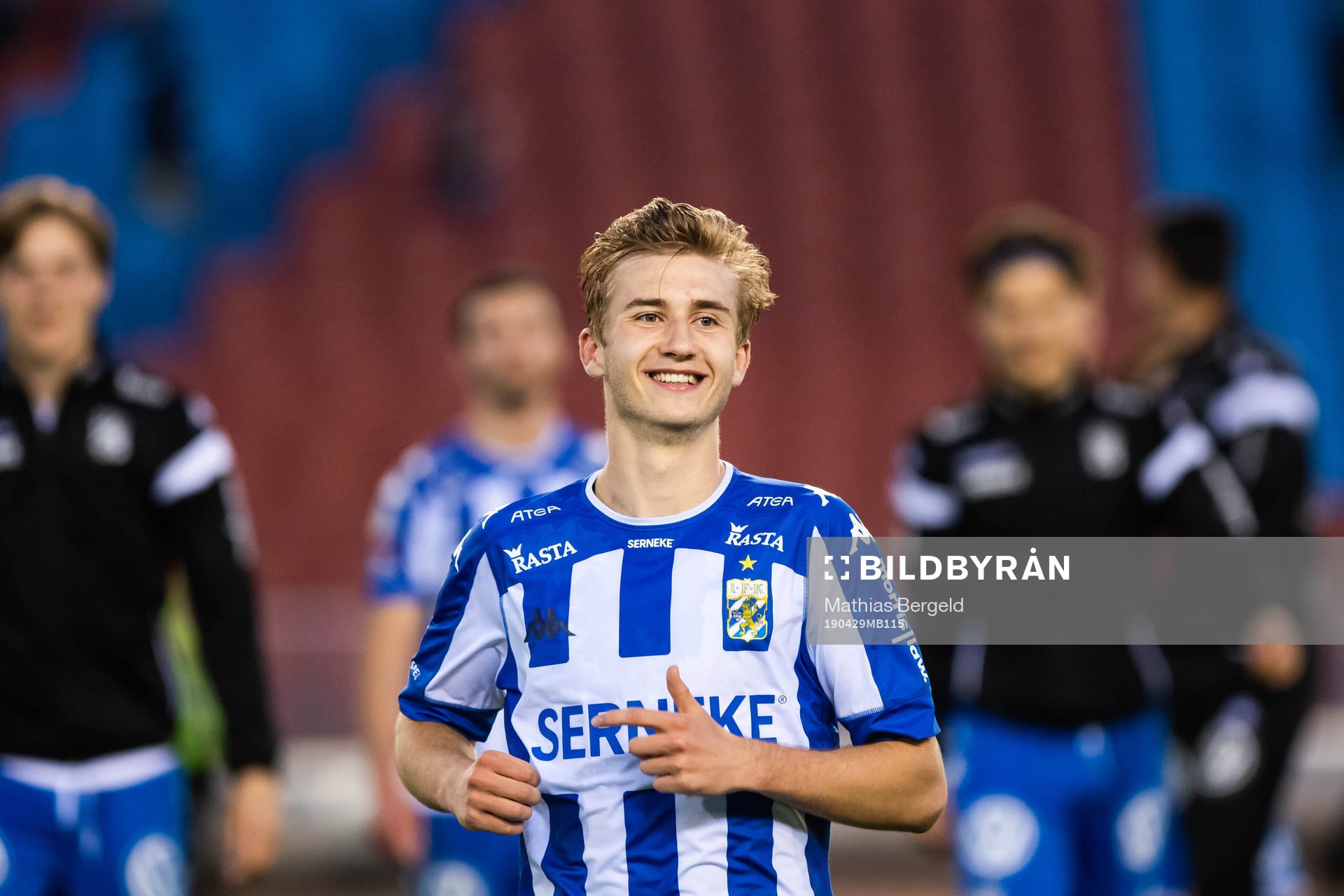 IFK Göteborgs Benjamin Nygren jublar