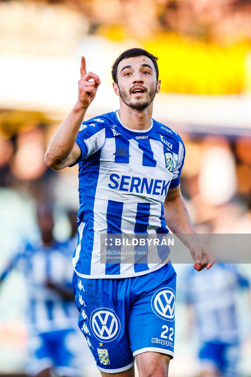 IFK Göteborgs Giorgi Kharaishvili jublar