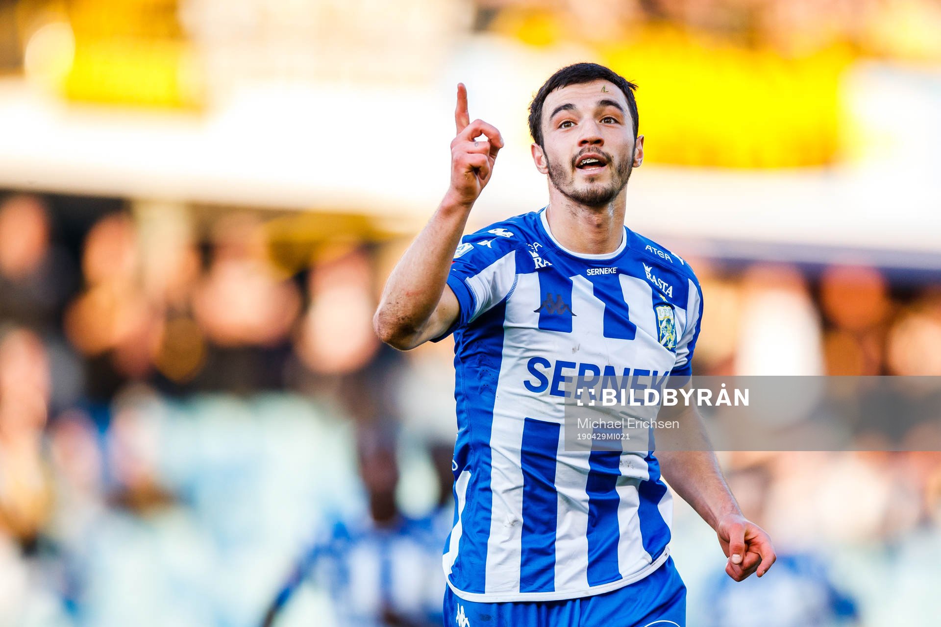 IFK Göteborgs Giorgi Kharaishvili jublar
