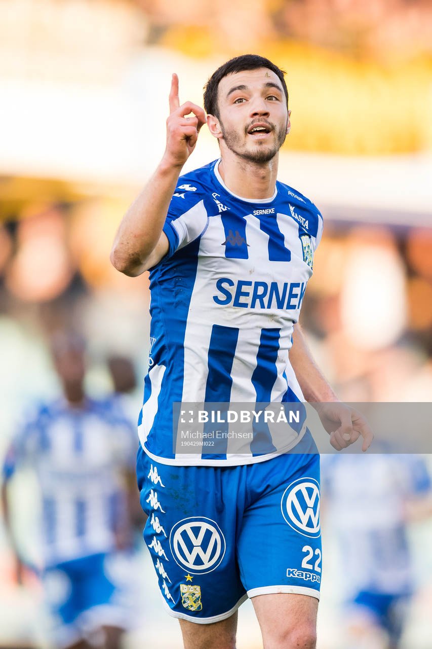 IFK Göteborgs Giorgi Kharaishvili jublar