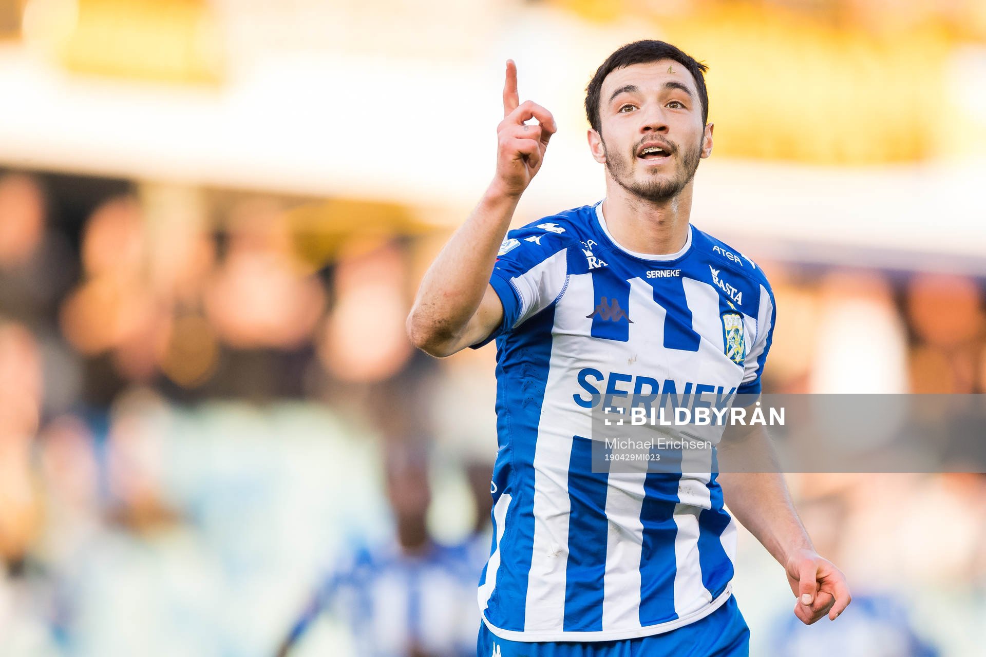 IFK Göteborgs Giorgi Kharaishvili jublar
