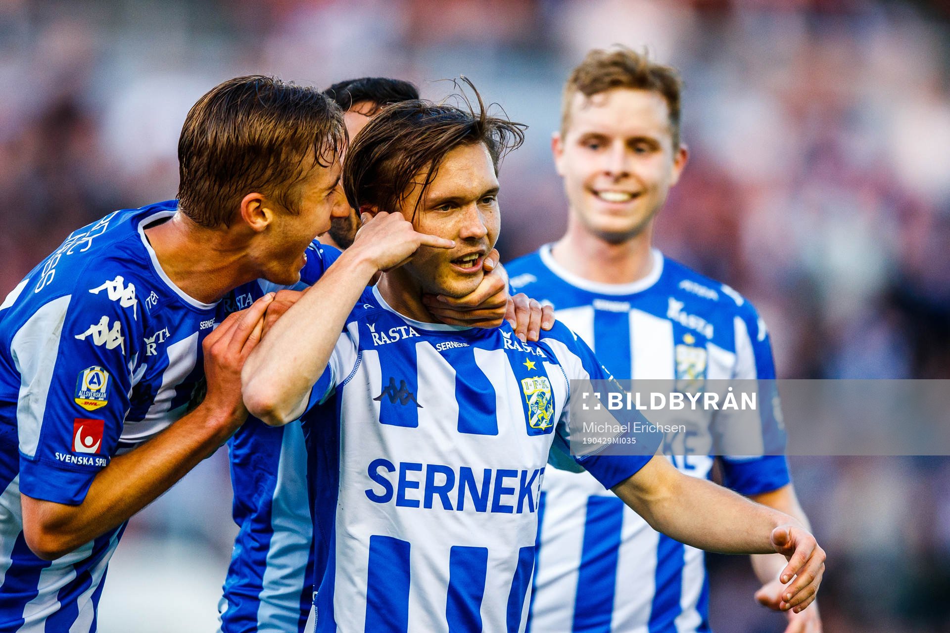 IFK Göteborgs Patrik Karlsson Lagemyr jublar