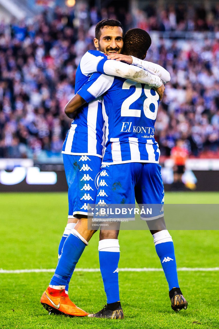 IFK Göteborgs Sargon Abraham och Alhassan Yusuf Abdullahi