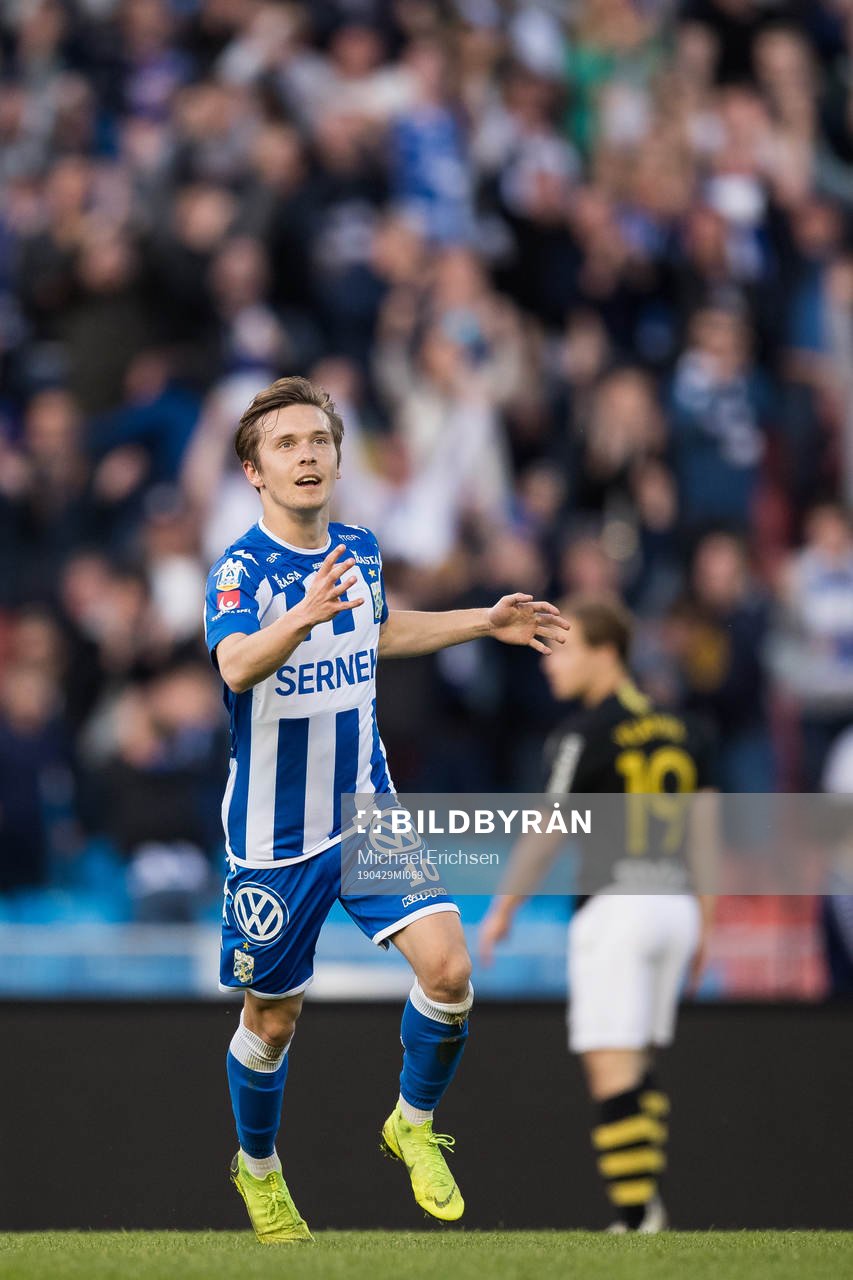 IFK Göteborgs Patrik Karlsson Lagemyr jublar