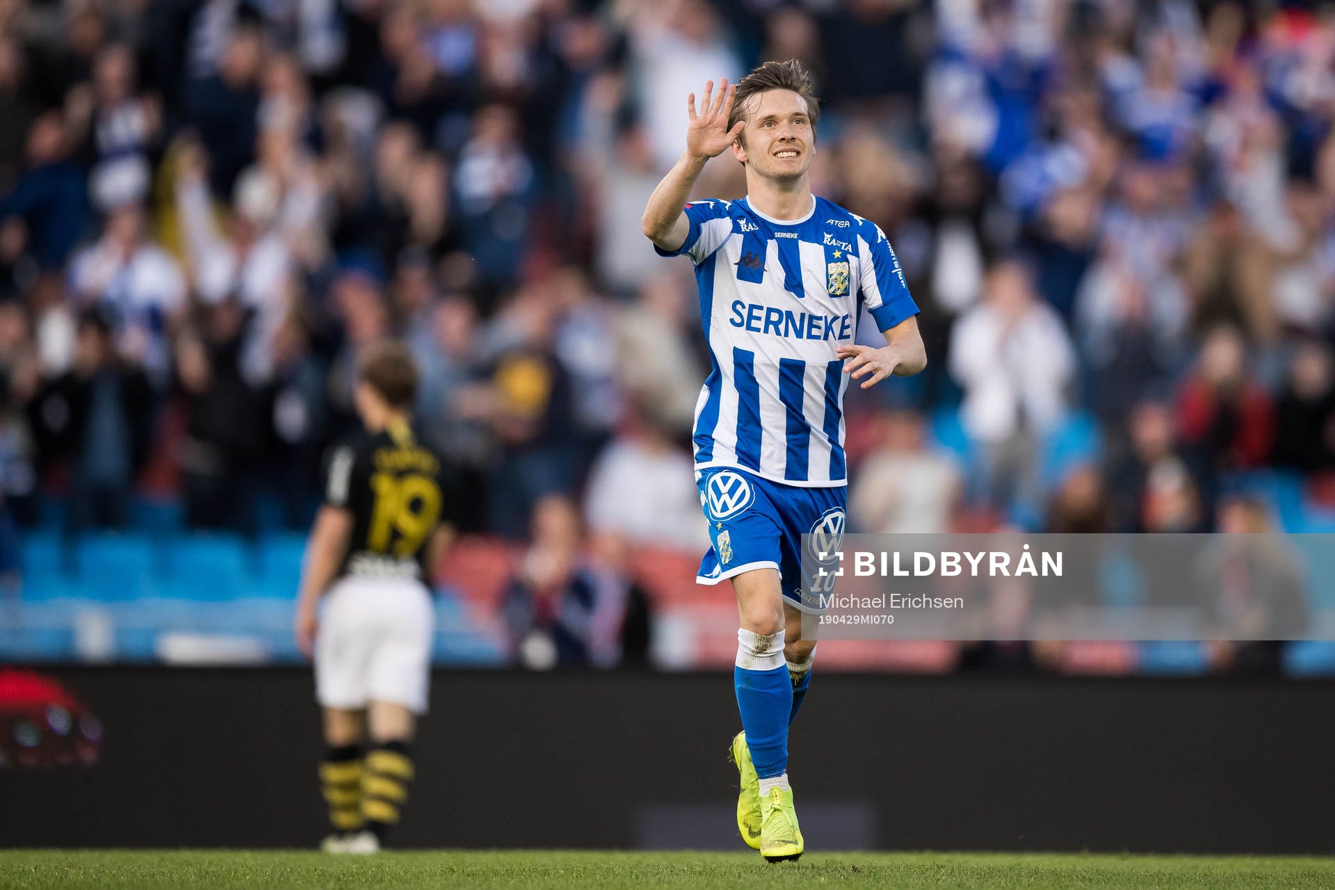 IFK Göteborgs Patrik Karlsson Lagemyr jublar